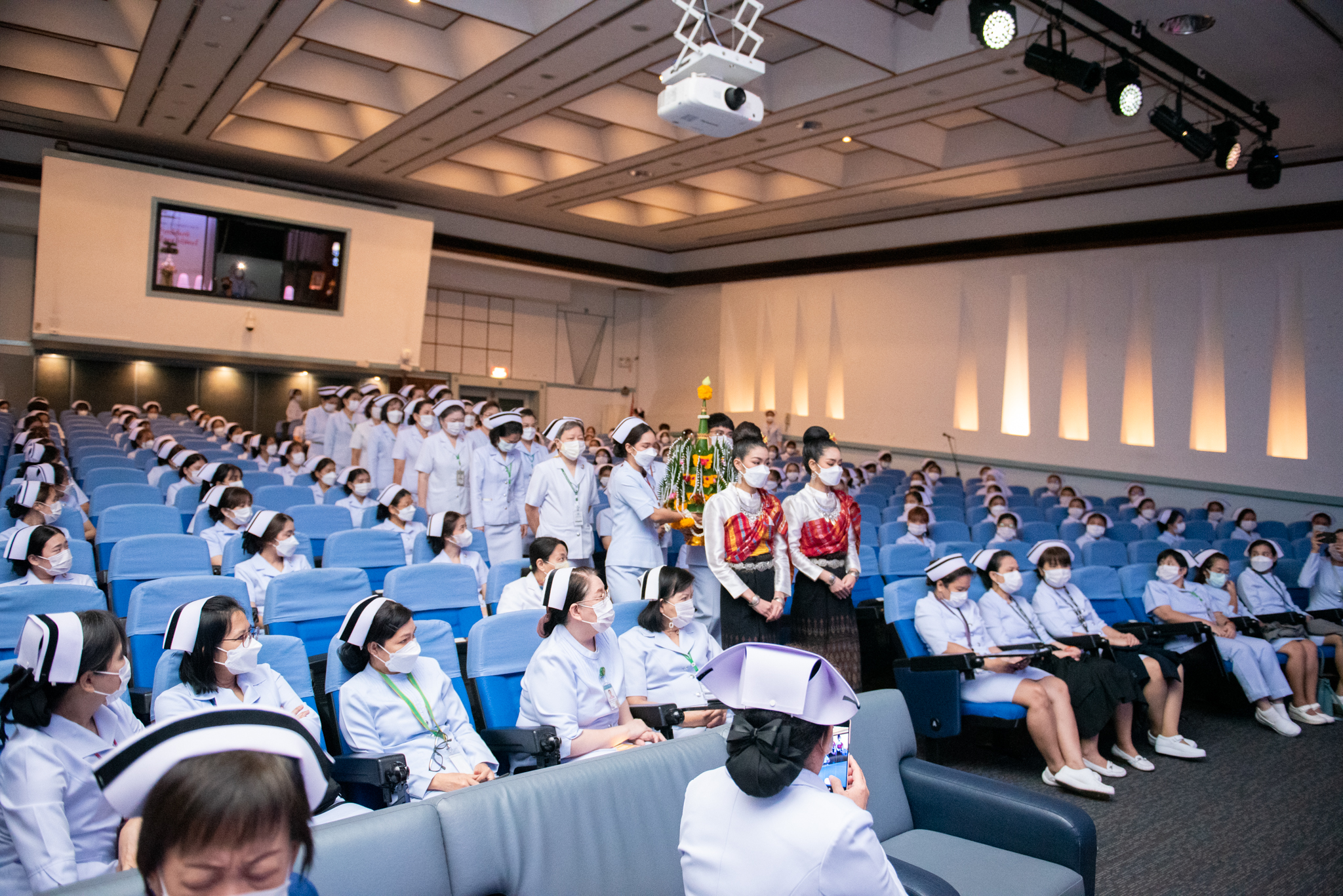 งาน “ส่งมอบพยาบาลใหม่” และงาน “พิธีบายศรีสู่ขวัญ สู่รั้วรามาธิบดี” ประจำปี 2565 งาน “ส่งมอบพยาบาลใหม่” และงาน “พิธีบายศรีสู่ขวัญ สู่รั้วรามาธิบดี” ประจำปี 2565