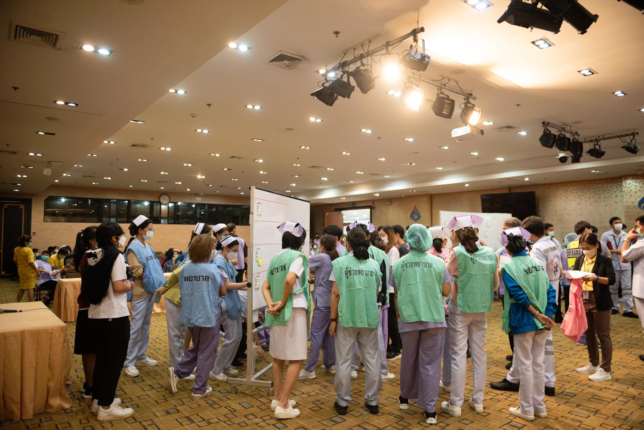 ซ้อมแผนรับภาวะฉุกเฉินหมู่ (Mass Casualty) รูปแบบ Tabletop ปี 2565 ซ้อมแผนรับภาวะฉุกเฉินหมู่ (Mass Casualty) รูปแบบ Tabletop ปี 2565