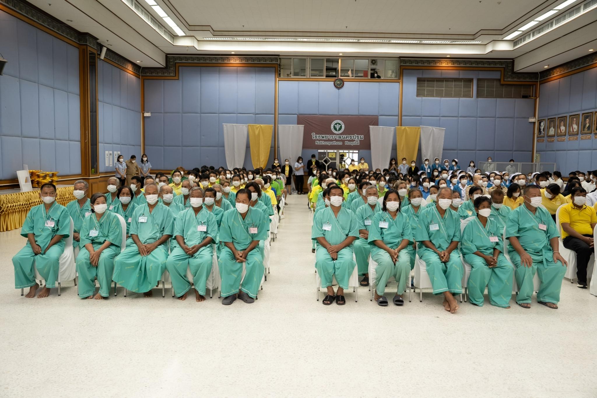 โครงการ “ราษฎรสุขใจ พลานามัยสมบูรณ์ แพทย์พระราชทาน” โดยสํานักงานทรัพย์สินพระมหากษัตริย์ ร่วมกับ คณะแพทยศาสตร์โรงพยาบาลรามาธิบดี มหาวิทยาลัยมหิดล และหน่วยงานภาคี ณ โรงพยาบาลนครปฐม จังหวัดนครปฐม โครงการ “ราษฎรสุขใจ พลานามัยสมบูรณ์ แพทย์พระราชทาน” โดยสํานักงานทรัพย์สินพระมหากษัตริย์ ร่วมกับ คณะแพทยศาสตร์โรงพยาบาลรามาธิบดี มหาวิทยาลัยมหิดล และหน่วยงานภาคี ณ โรงพยาบาลนครปฐม จังหวัดนครปฐม
