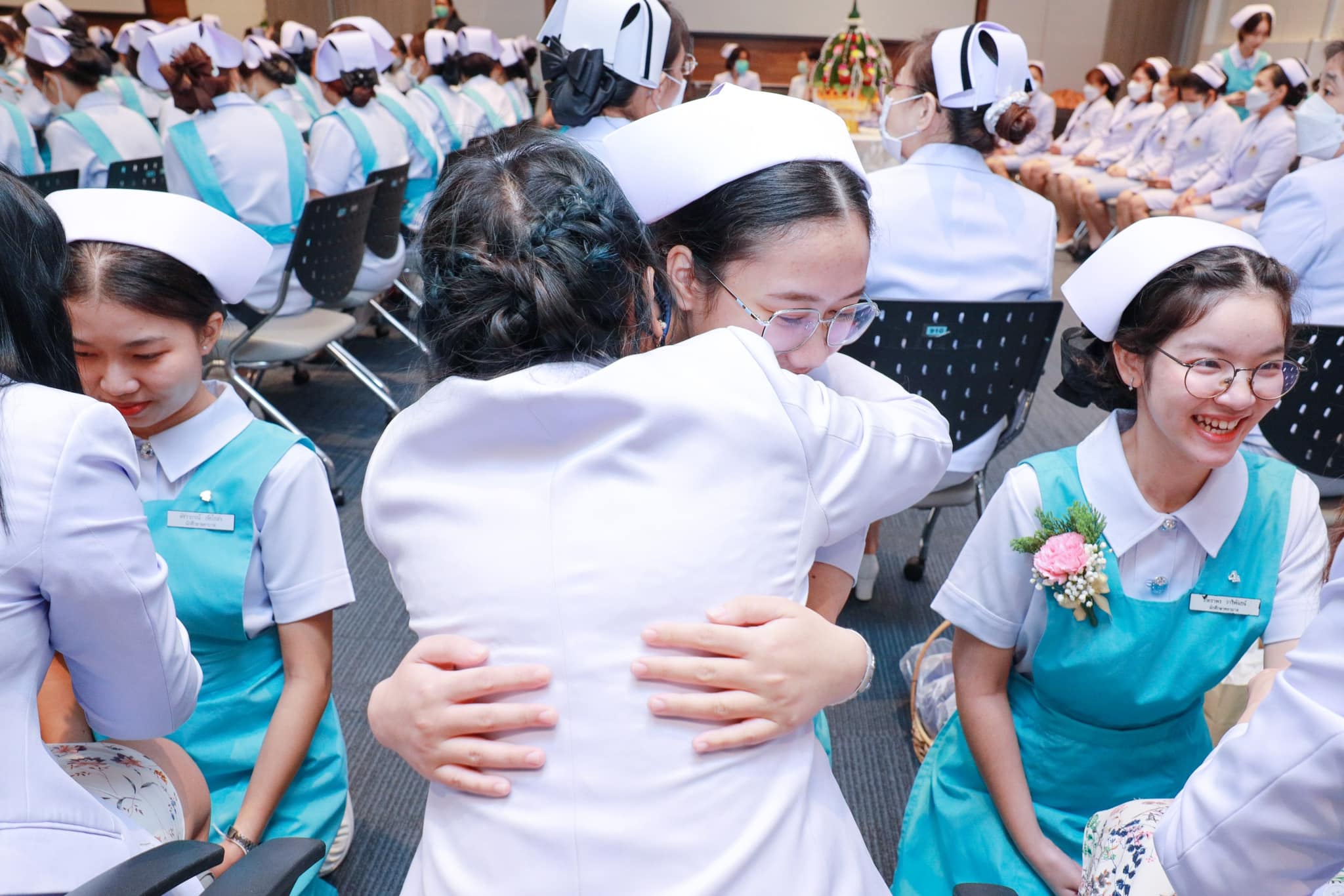 โรงเรียนพยาบาลรามาธิบดี คณะแพทยศาสตร์โรงพยาบาลรามาธิบดี มหาวิทยาลัยมหิดล จัดงาน “ปัจฉิมนิเทศ และพิธีมอบขีด เนคไท ปีการศึกษา 2565” โรงเรียนพยาบาลรามาธิบดี คณะแพทยศาสตร์โรงพยาบาลรามาธิบดี มหาวิทยาลัยมหิดล จัดงาน “ปัจฉิมนิเทศ และพิธีมอบขีด เนคไท ปีการศึกษา 2565”