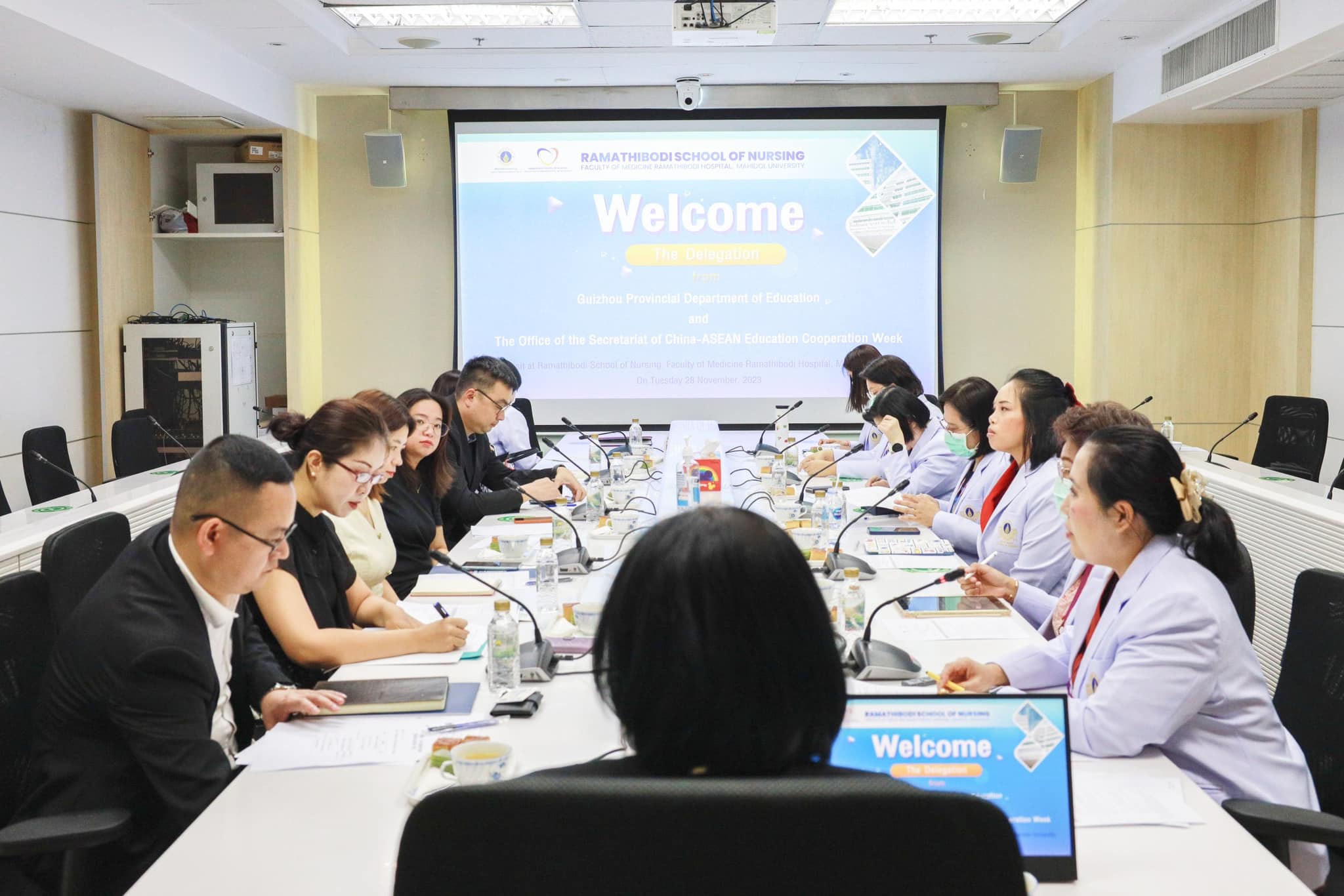 ต้อนรับ คณะผู้บริหาร จาก “Guizhou Provincial Department of Education and the Office of the Secretariat of China-ASEAN Education Cooperation Week” สาธารณรัฐประชาชนจีน ต้อนรับ คณะผู้บริหาร จาก “Guizhou Provincial Department of Education and the Office of the Secretariat of China-ASEAN Education Cooperation Week” สาธารณรัฐประชาชนจีน