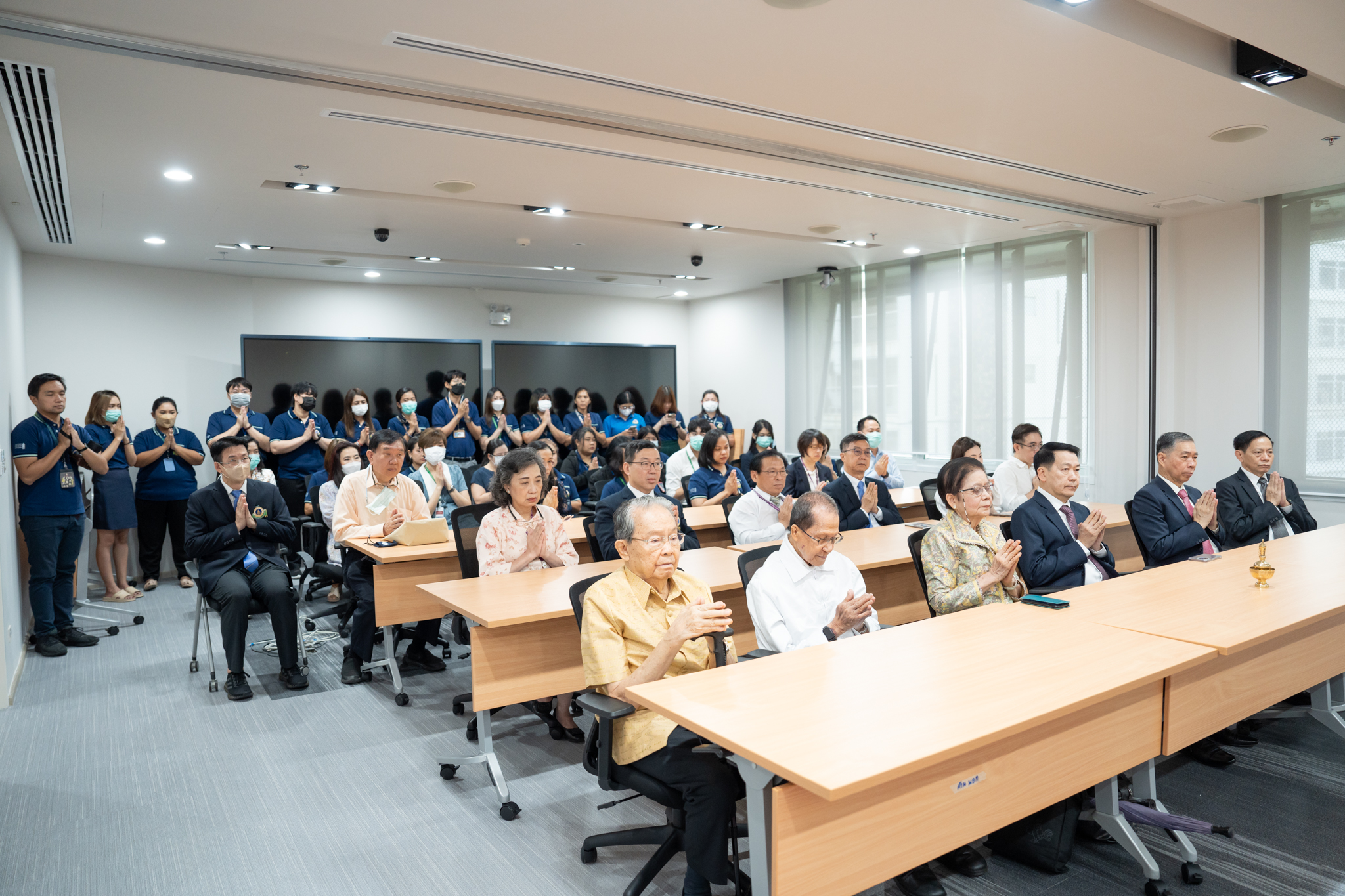 พิธีทำบุญฝ่ายการศึกษา งานแพทยศาสตรศึกษา และงานการศึกษาหลังปริญญา สำนักงานการศึกษา พิธีทำบุญฝ่ายการศึกษา งานแพทยศาสตรศึกษา และงานการศึกษาหลังปริญญา สำนักงานการศึกษา