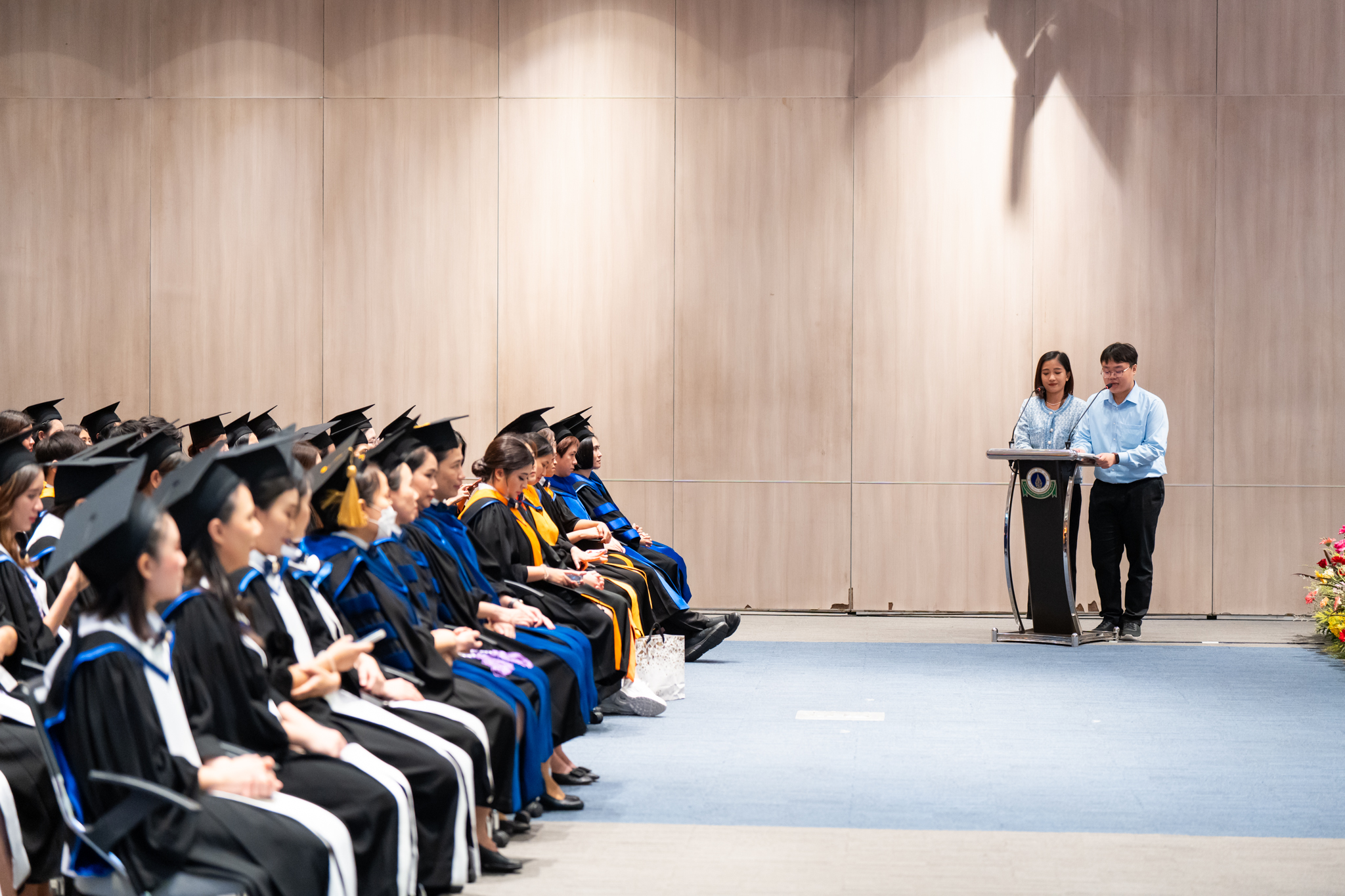 งานอวยพรบัณฑิตศึกษา แก่ผู้สำเร็จการศึกษาประจำปี 2565 งานอวยพรบัณฑิตศึกษา แก่ผู้สำเร็จการศึกษาประจำปี 2565