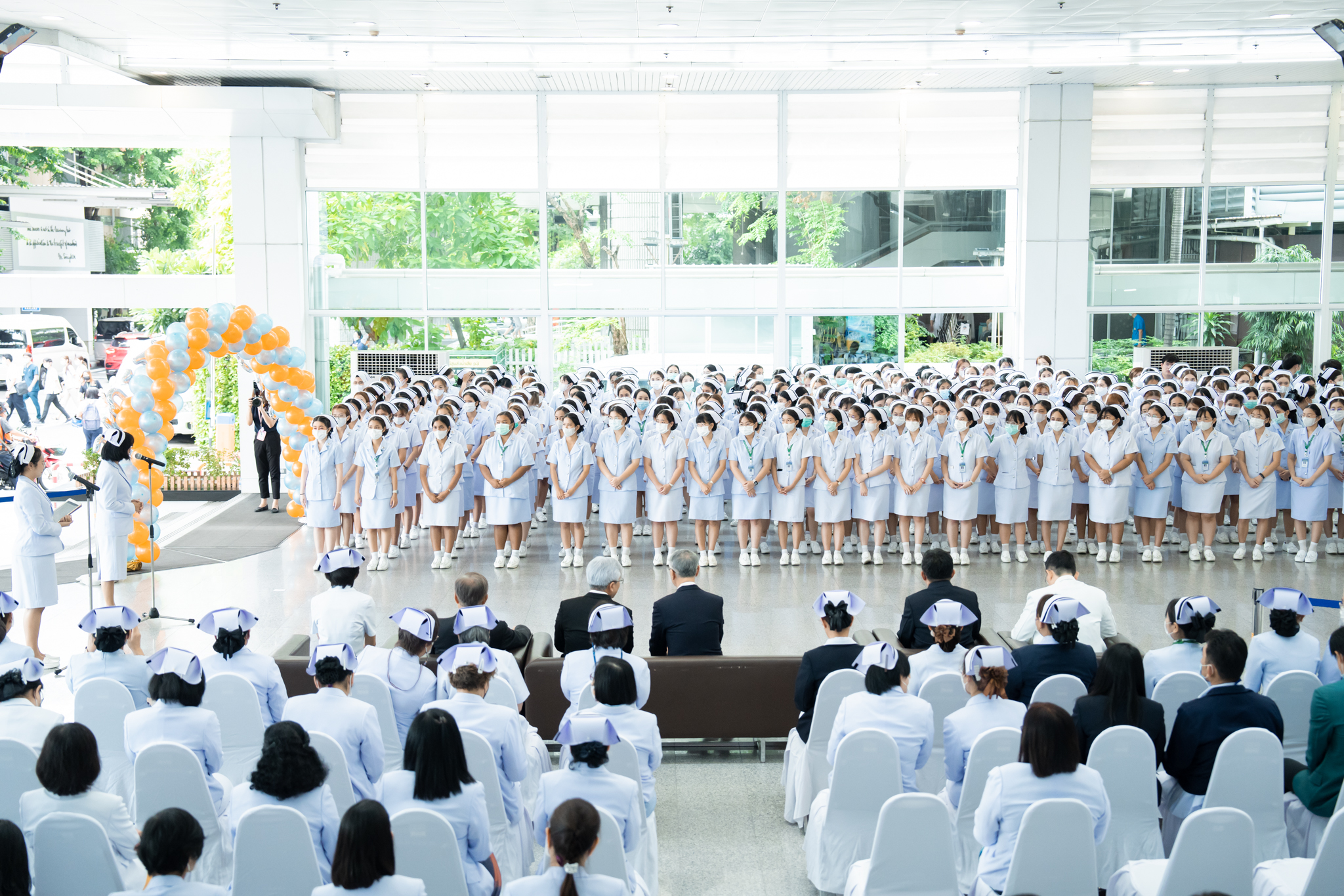 งาน “ส่งมอบพยาบาลใหม่” และ “พิธีบายศรีสู่ขวัญสู่รั้วรามาธิบดี” ประจำปี 2566 งาน “ส่งมอบพยาบาลใหม่” และ “พิธีบายศรีสู่ขวัญสู่รั้วรามาธิบดี” ประจำปี 2566