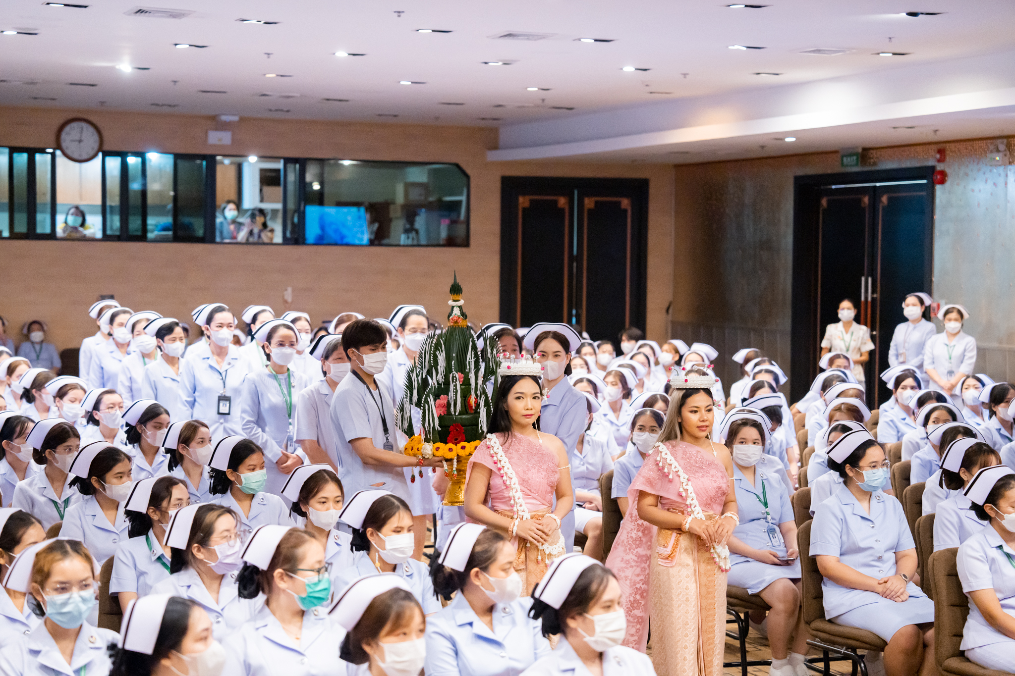 งาน “ส่งมอบพยาบาลใหม่” และ “พิธีบายศรีสู่ขวัญสู่รั้วรามาธิบดี” ประจำปี 2566 งาน “ส่งมอบพยาบาลใหม่” และ “พิธีบายศรีสู่ขวัญสู่รั้วรามาธิบดี” ประจำปี 2566