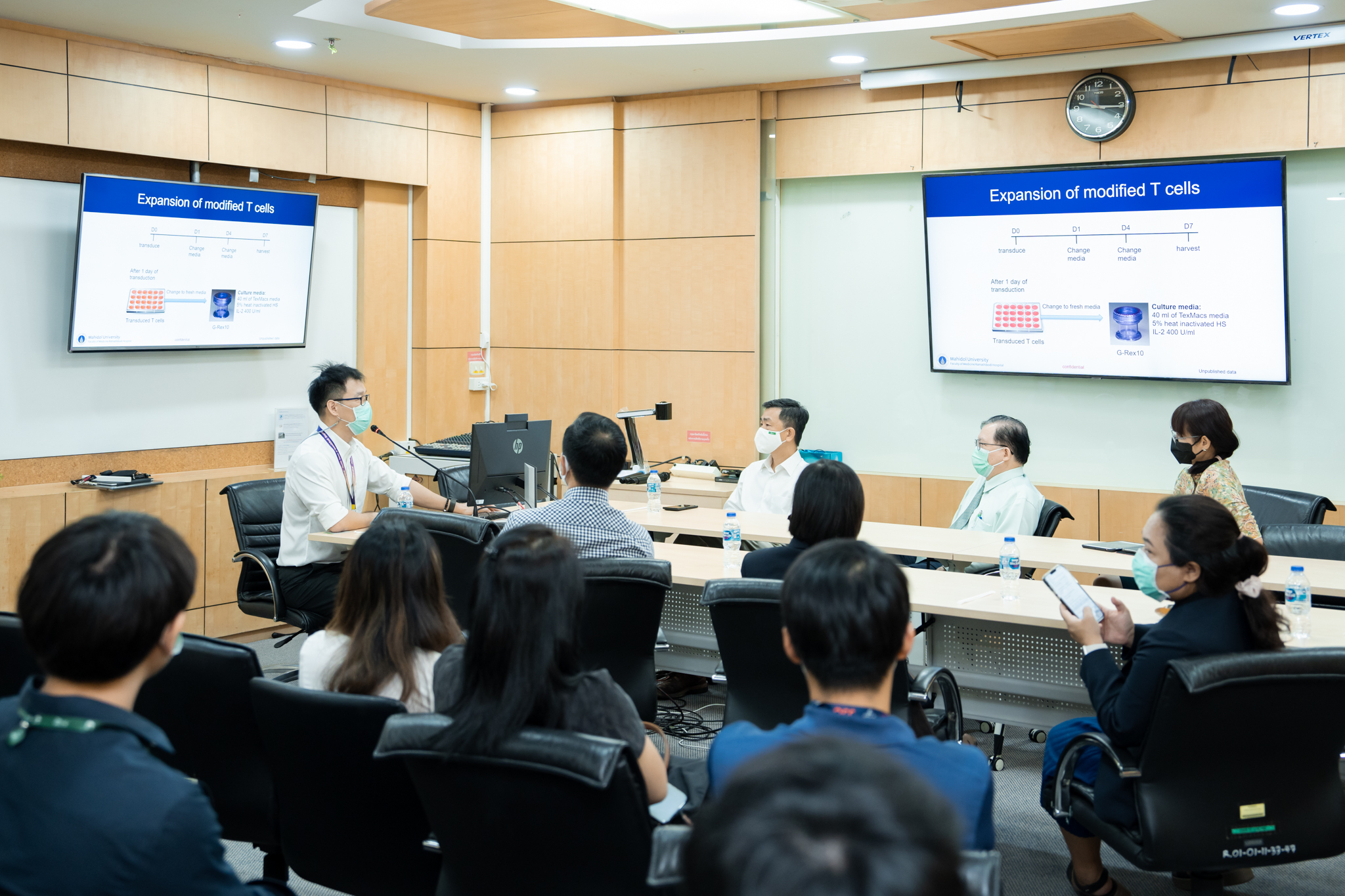 สำนักงานวิจัย วิชาการและนวัตกรรม คณะแพทยศาสตร์โรงพยาบาลรามาธิบดี มหาวิทยาลัยมหิดล ให้การต้อนรับคณะดูงาน หน่วยผลิตผลิตภัณฑ์เพื่อการบำบัด ฝ่ายวิจัย คณะแพทยศาสตร์ศิริราชพยาบาล มหาวิทยาลัยมหิดล สำนักงานวิจัย วิชาการและนวัตกรรม คณะแพทยศาสตร์โรงพยาบาลรามาธิบดี มหาวิทยาลัยมหิดล ให้การต้อนรับคณะดูงาน หน่วยผลิตผลิตภัณฑ์เพื่อการบำบัด ฝ่ายวิจัย คณะแพทยศาสตร์ศิริราชพยาบาล มหาวิทยาลัยมหิดล
