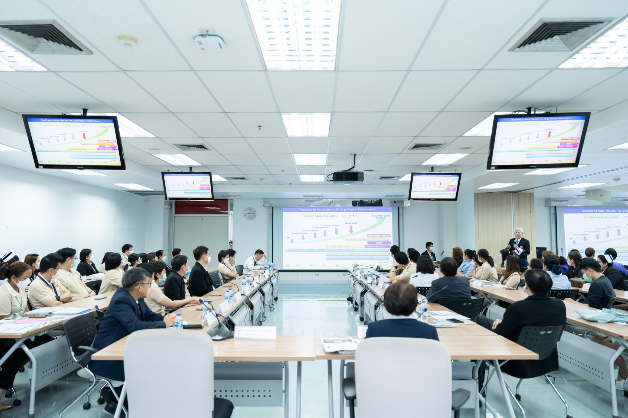 การเยี่ยมสำรวจเพื่อประเมินการรับรองเฉพาะโรค : “การผ่าตัดส่องกล้องข้อเข่าแบบวันเดียวกลับ (Ambulatory Knee Arthroscopic Surgery: AKAS)” และเยี่ยมเพื่อต่ออายุการรับรองเฉพาะโรค : “การดูแลรักษาผู้ป่วยระยะสุดท้ายแบบประคับประคอง (DSC Palliative care)” การเยี่ยมสำรวจเพื่อประเมินการรับรองเฉพาะโรค : “การผ่าตัดส่องกล้องข้อเข่าแบบวันเดียวกลับ (Ambulatory Knee Arthroscopic Surgery: AKAS)” และเยี่ยมเพื่อต่ออายุการรับรองเฉพาะโรค : “การดูแลรักษาผู้ป่วยระยะสุดท้ายแบบประคับประคอง (DSC Palliative care)”