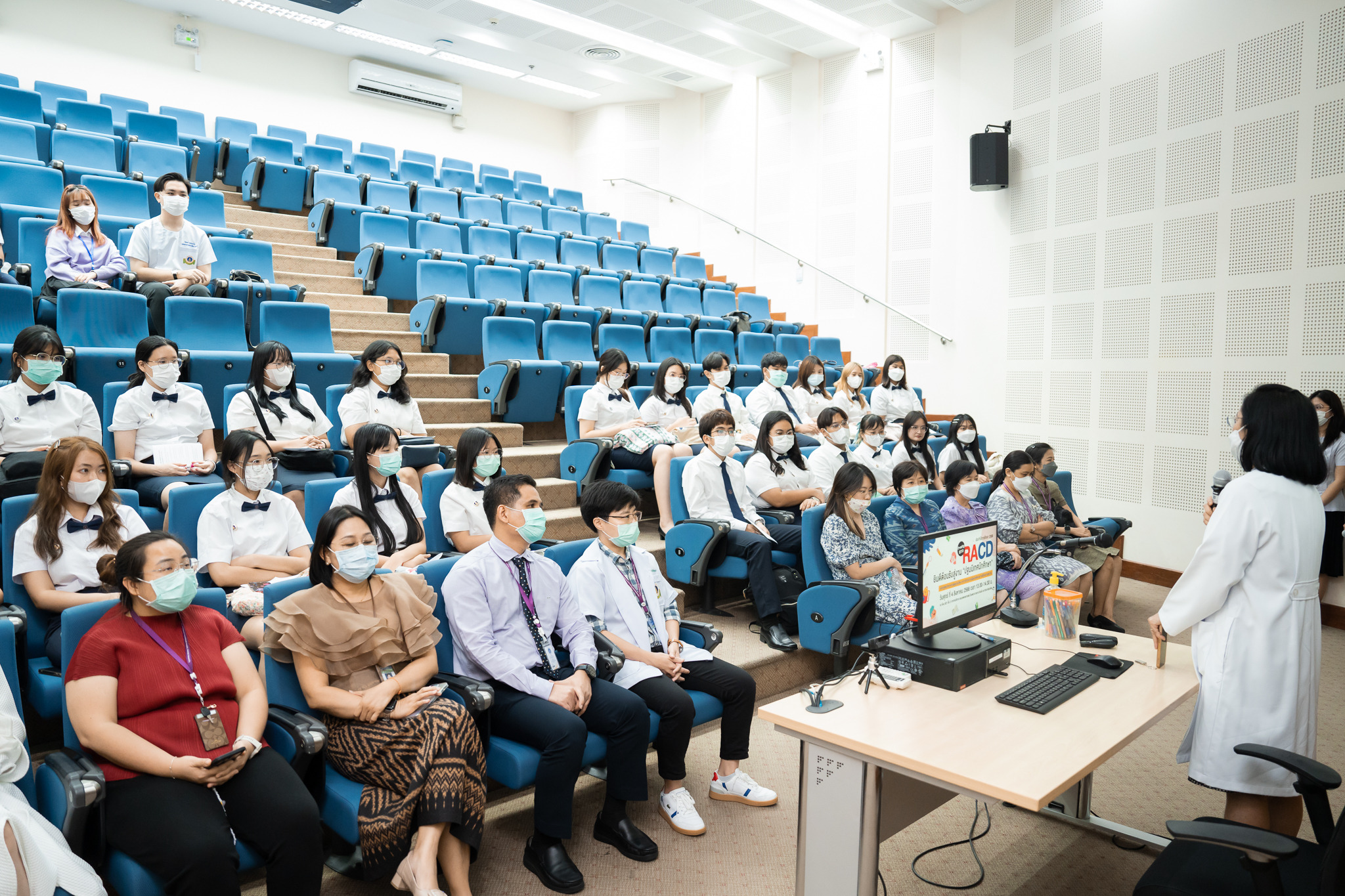 งานปฐมนิเทศนักศึกษาวิทยาศาสตรบัณฑิต สาขาวิชาความผิดปกติของการสื่อความหมาย ประจำปีการศึกษา 2566 งานปฐมนิเทศนักศึกษาวิทยาศาสตรบัณฑิต สาขาวิชาความผิดปกติของการสื่อความหมาย ประจำปีการศึกษา 2566