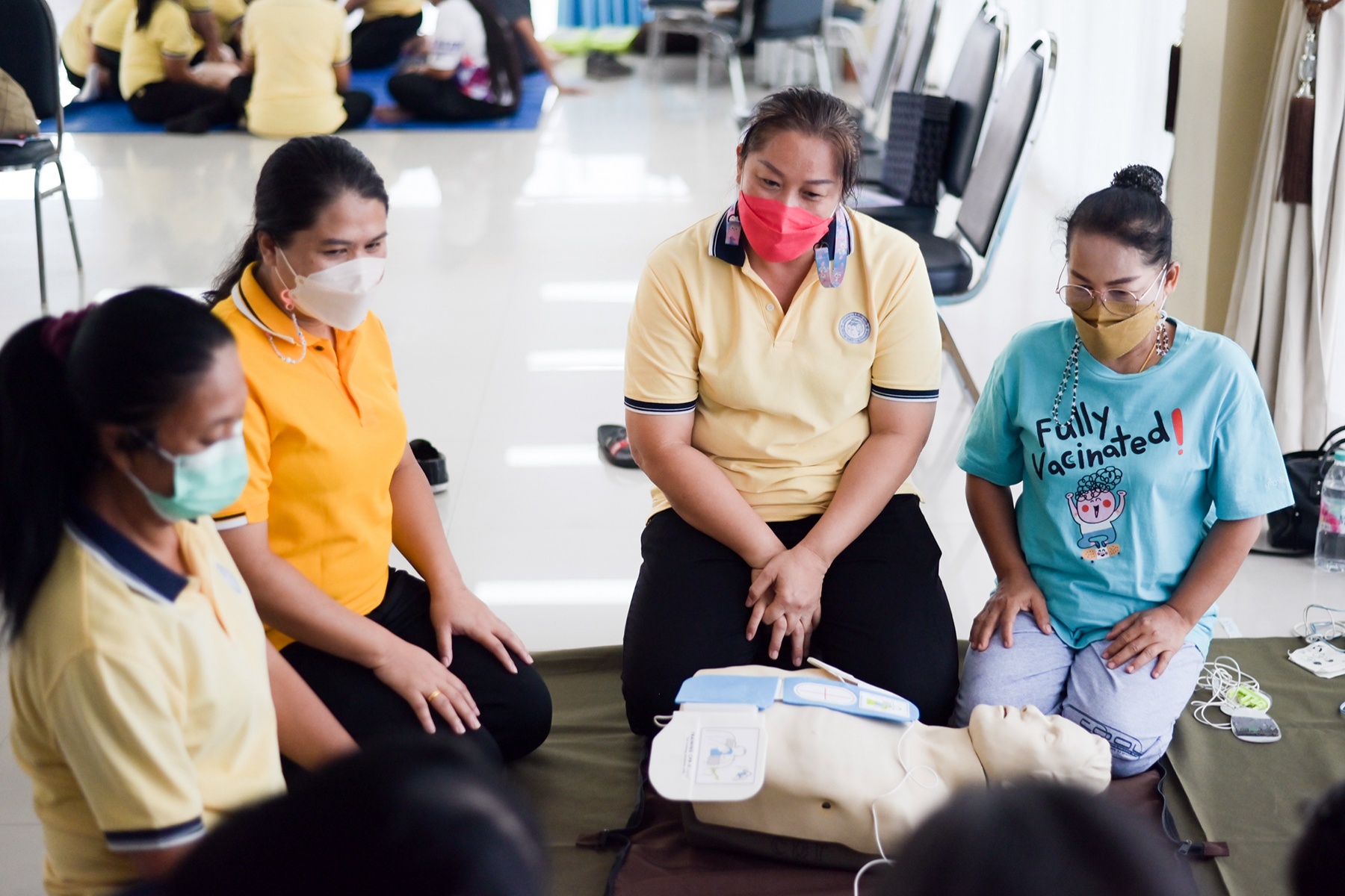 โครงการอบรมการช่วยชีวิตขั้นพื้นฐานสำหรับประชาชนทั่วไป โครงการอบรมการช่วยชีวิตขั้นพื้นฐานสำหรับประชาชนทั่วไป