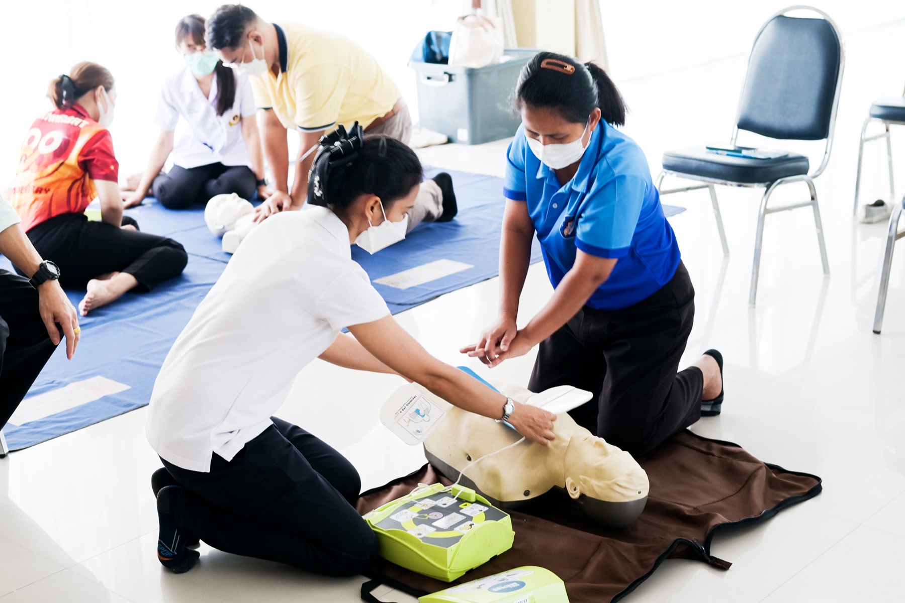 โครงการอบรมการช่วยชีวิตขั้นพื้นฐานสำหรับประชาชนทั่วไป โครงการอบรมการช่วยชีวิตขั้นพื้นฐานสำหรับประชาชนทั่วไป