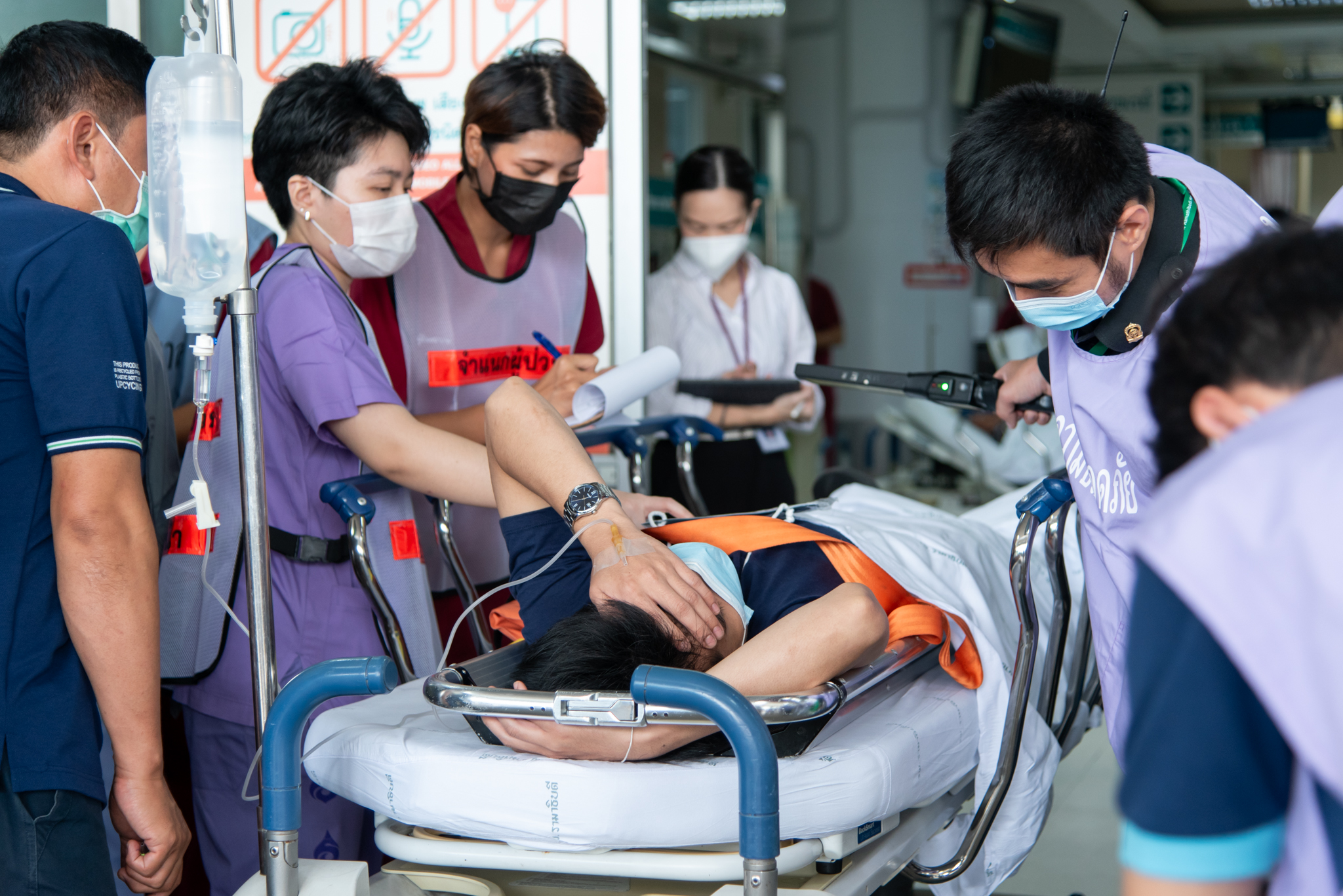 ซ้อมแผนรับภาวะฉุกเฉินหมู่เสมือนจริงจากเหตุการณ์ระเบิด เพลิงไหม้และมีสารเคมีรั่วไหล ประจำปี 2566 ซ้อมแผนรับภาวะฉุกเฉินหมู่เสมือนจริงจากเหตุการณ์ระเบิด เพลิงไหม้และมีสารเคมีรั่วไหล ประจำปี 2566
