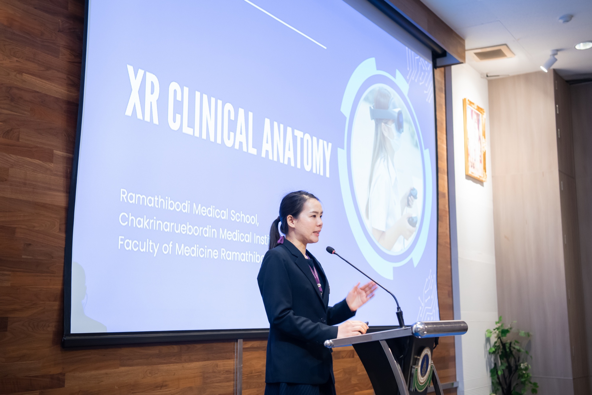 แถลงข่าว "การส่งเสริมการประยุกต์ใช้เทคโนโลยีใหม่ในระบบนิเวศโลกเสมือนจริง (Metaverse Ecosystem) สำหรับโครงการ Metaverse in Anatomy และ VR for Palliative Care" แถลงข่าว "การส่งเสริมการประยุกต์ใช้เทคโนโลยีใหม่ในระบบนิเวศโลกเสมือนจริง (Metaverse Ecosystem) สำหรับโครงการ Metaverse in Anatomy และ VR for Palliative Care"