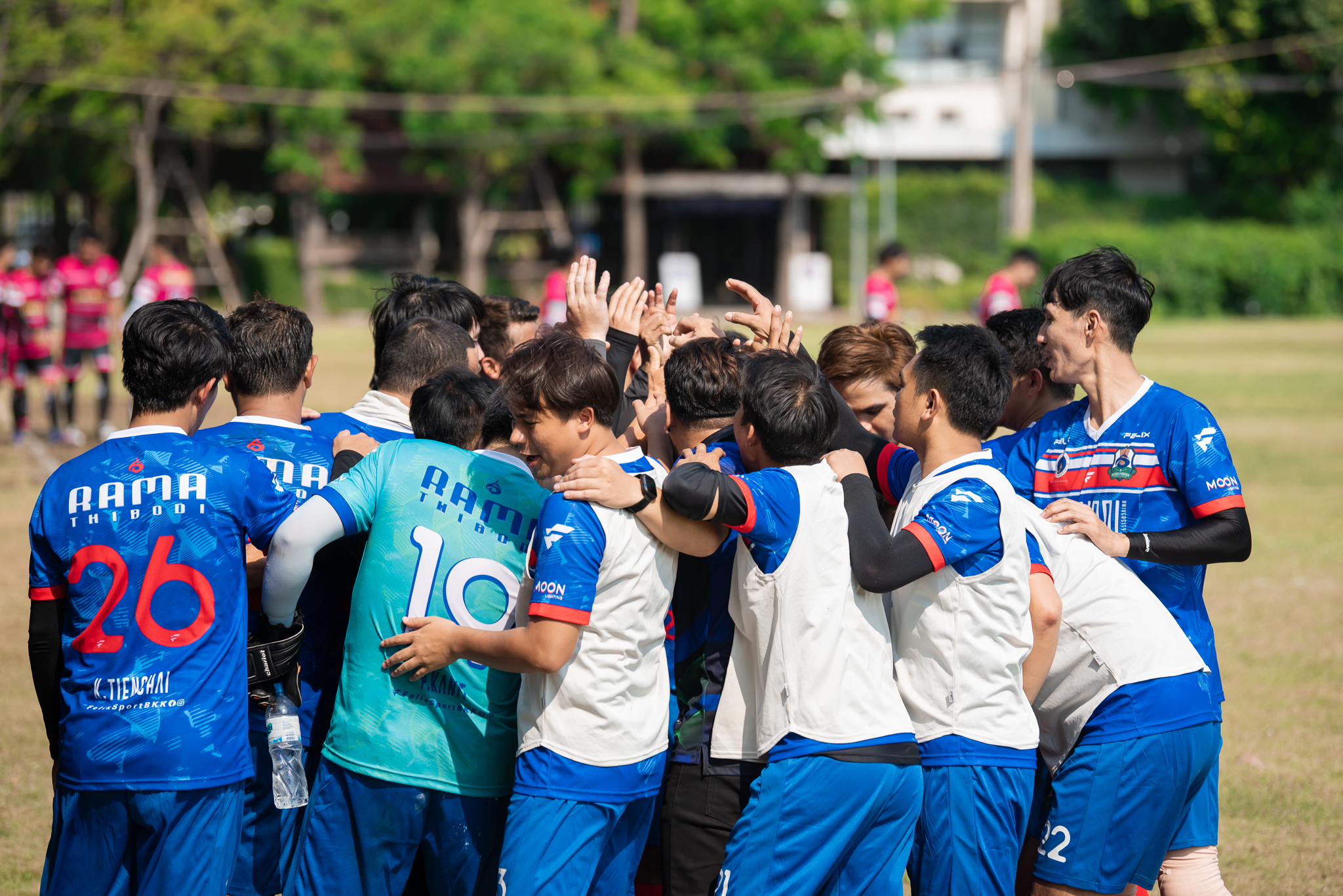 คณะแพทยศาสตร์โรงพยาบาลรามาธิบดี มหาวิทยาลัยมหิดล ได้รับเหรียญทองจากการแข่งขันฟุตบอลรอบชิงชนะเลิศ (รุ่นทั่วไป) คณะแพทยศาสตร์โรงพยาบาลรามาธิบดี มหาวิทยาลัยมหิดล ได้รับเหรียญทองจากการแข่งขันฟุตบอลรอบชิงชนะเลิศ (รุ่นทั่วไป)