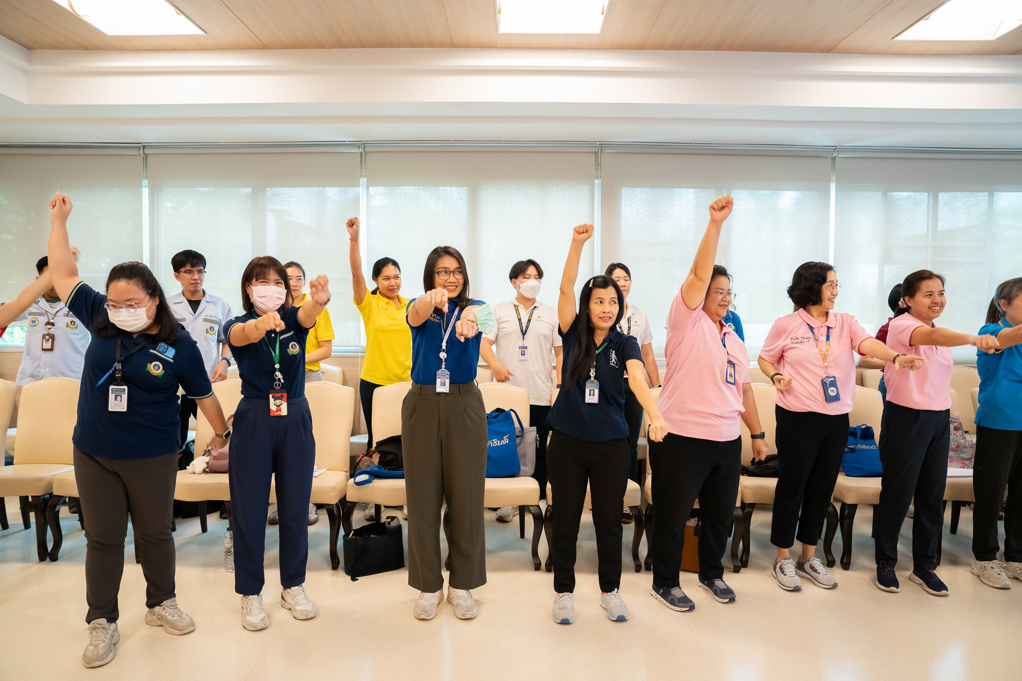 อบรมหลักสูตรผู้นำสุขภาพ สำหรับบุคลากรมหาวิทยาลัยมหิดล ครั้งที่ 1 และ ครั้งที่ 2 อบรมหลักสูตรผู้นำสุขภาพ สำหรับบุคลากรมหาวิทยาลัยมหิดล ครั้งที่ 1 และ ครั้งที่ 2