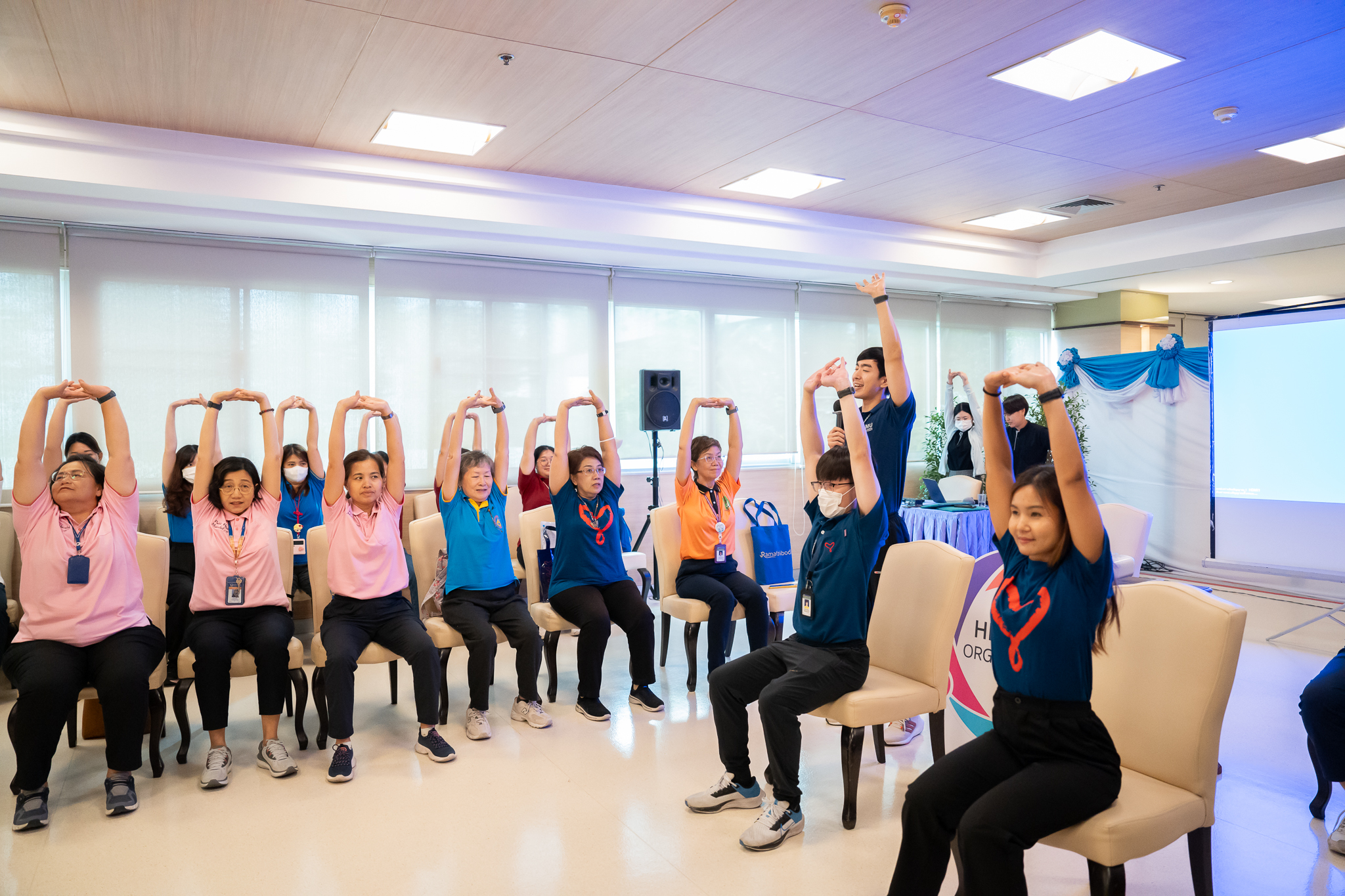 อบรมหลักสูตรผู้นำสุขภาพ สำหรับบุคลากรมหาวิทยาลัยมหิดล ครั้งที่ 1 และ ครั้งที่ 2 อบรมหลักสูตรผู้นำสุขภาพ สำหรับบุคลากรมหาวิทยาลัยมหิดล ครั้งที่ 1 และ ครั้งที่ 2