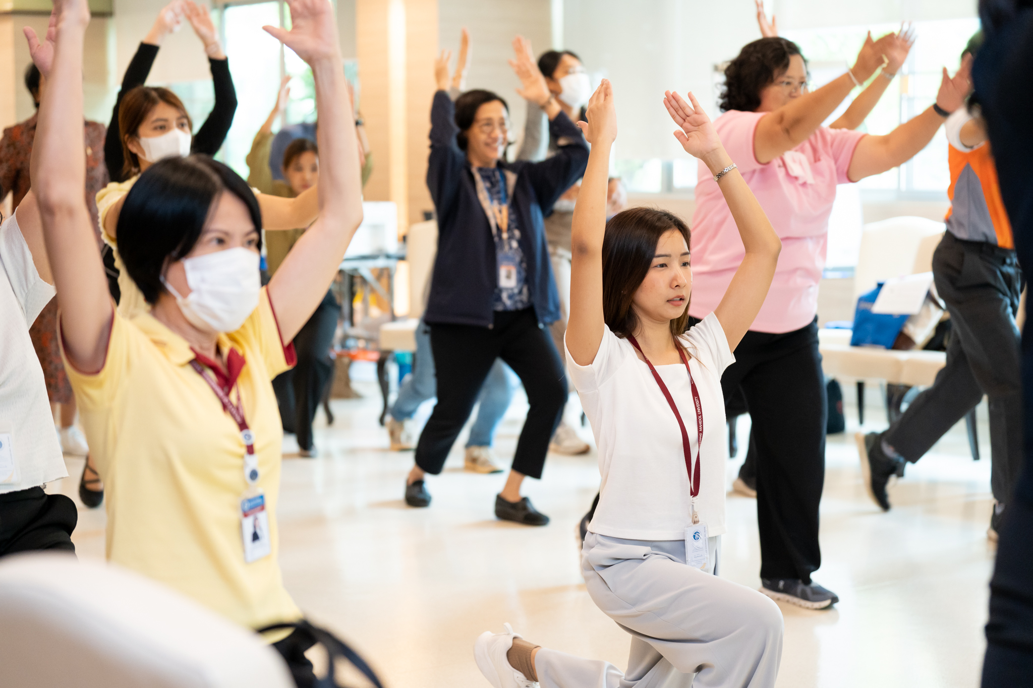 อบรมหลักสูตรผู้นำสุขภาพ สำหรับบุคลากรมหาวิทยาลัยมหิดล ครั้งที่ 1 และ ครั้งที่ 2 อบรมหลักสูตรผู้นำสุขภาพ สำหรับบุคลากรมหาวิทยาลัยมหิดล ครั้งที่ 1 และ ครั้งที่ 2