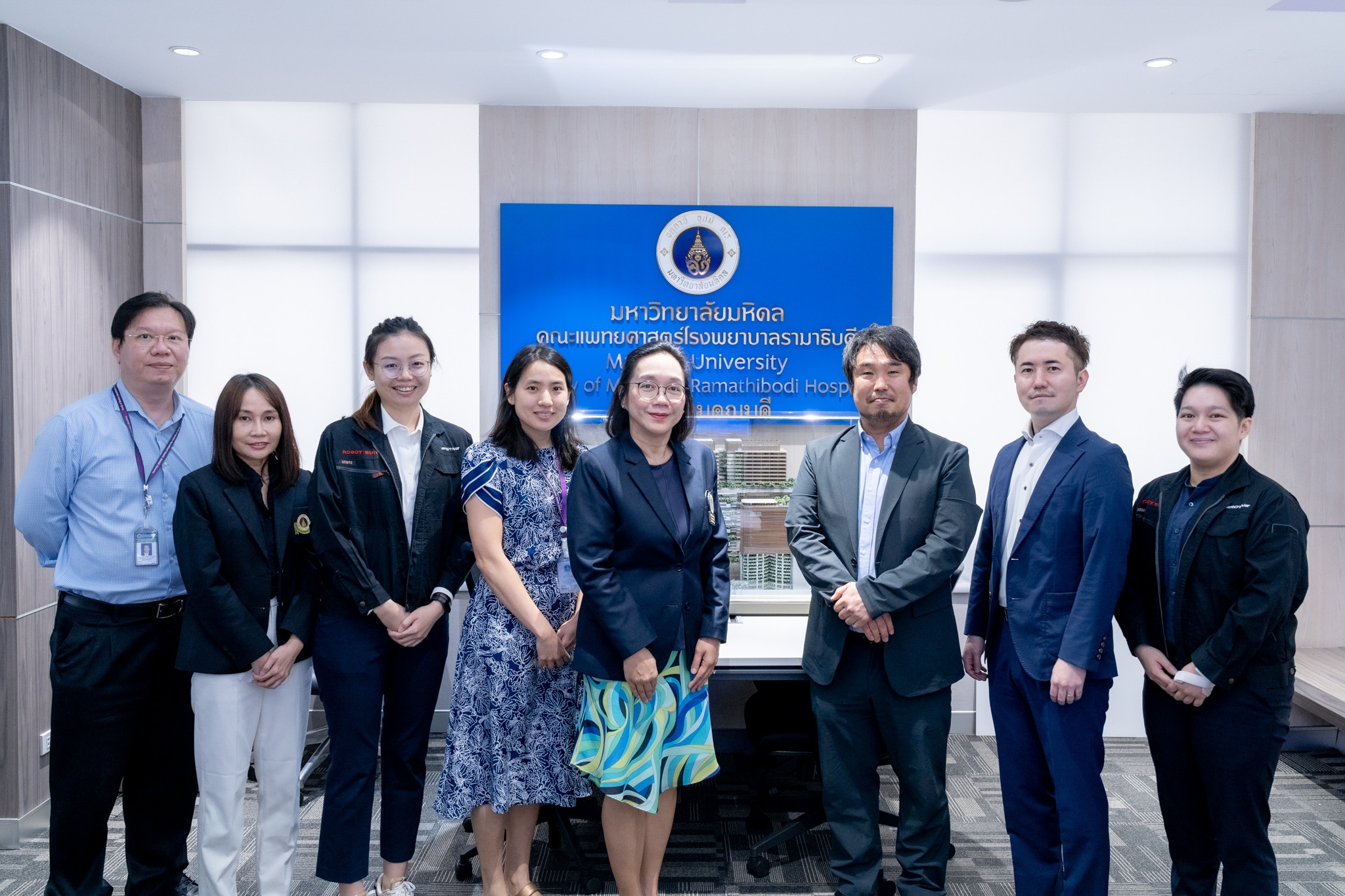 คณะแพทยศาสตร์โรงพยาบาลรามาธิบดี มหาวิทยาลัยมหิดล ให้การต้อนรับคณะผู้แทนจากบริษัท Cyberdyne Inc. ประเทศญี่ปุ่น คณะแพทยศาสตร์โรงพยาบาลรามาธิบดี มหาวิทยาลัยมหิดล ให้การต้อนรับคณะผู้แทนจากบริษัท Cyberdyne Inc. ประเทศญี่ปุ่น
