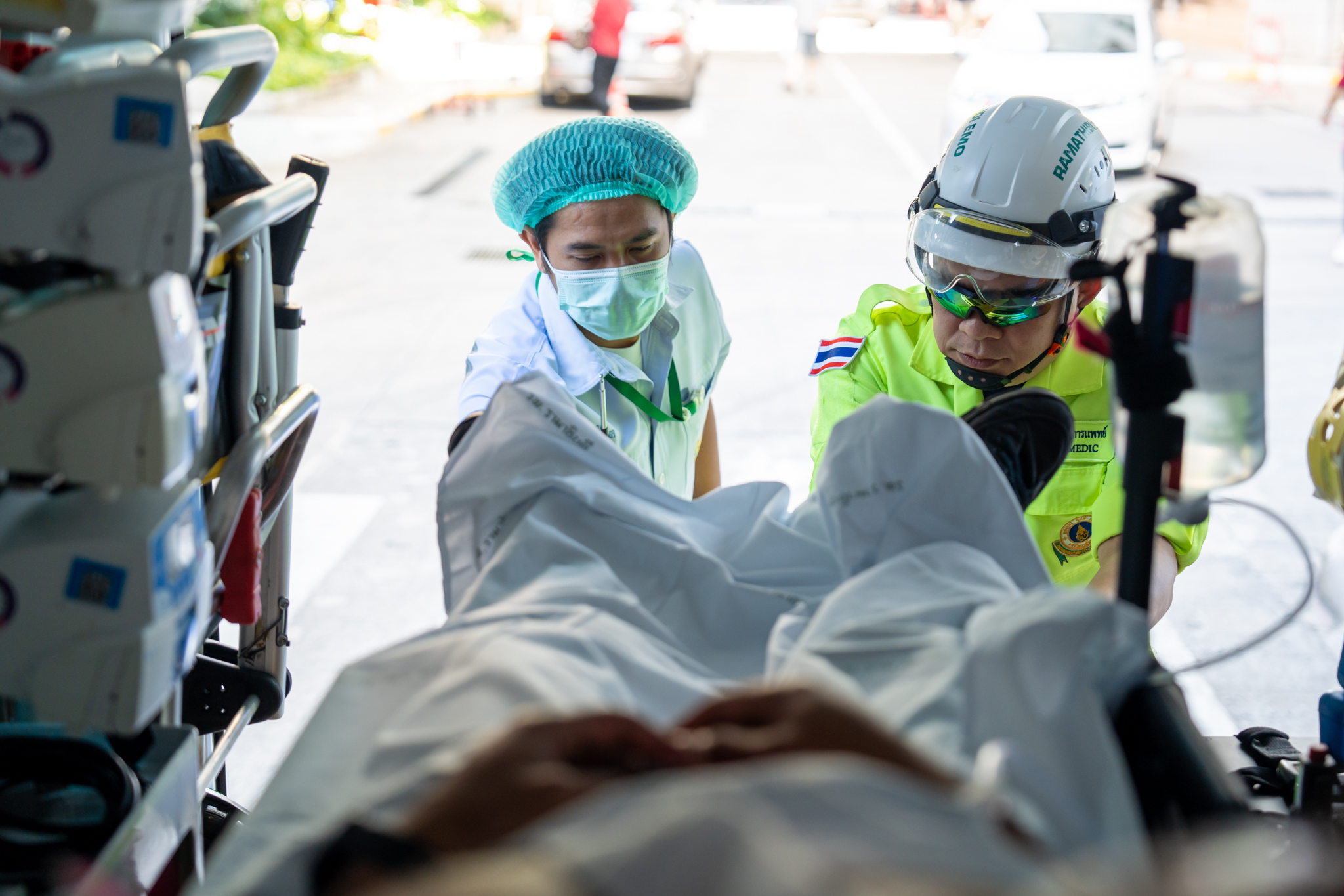 การซ้อมแผนรับภาวะฉุกเฉินหมู่เสมือนจริง ประจำปี 2567 MCI และ Mass shooting จากเหตุการณ์กราดยิง