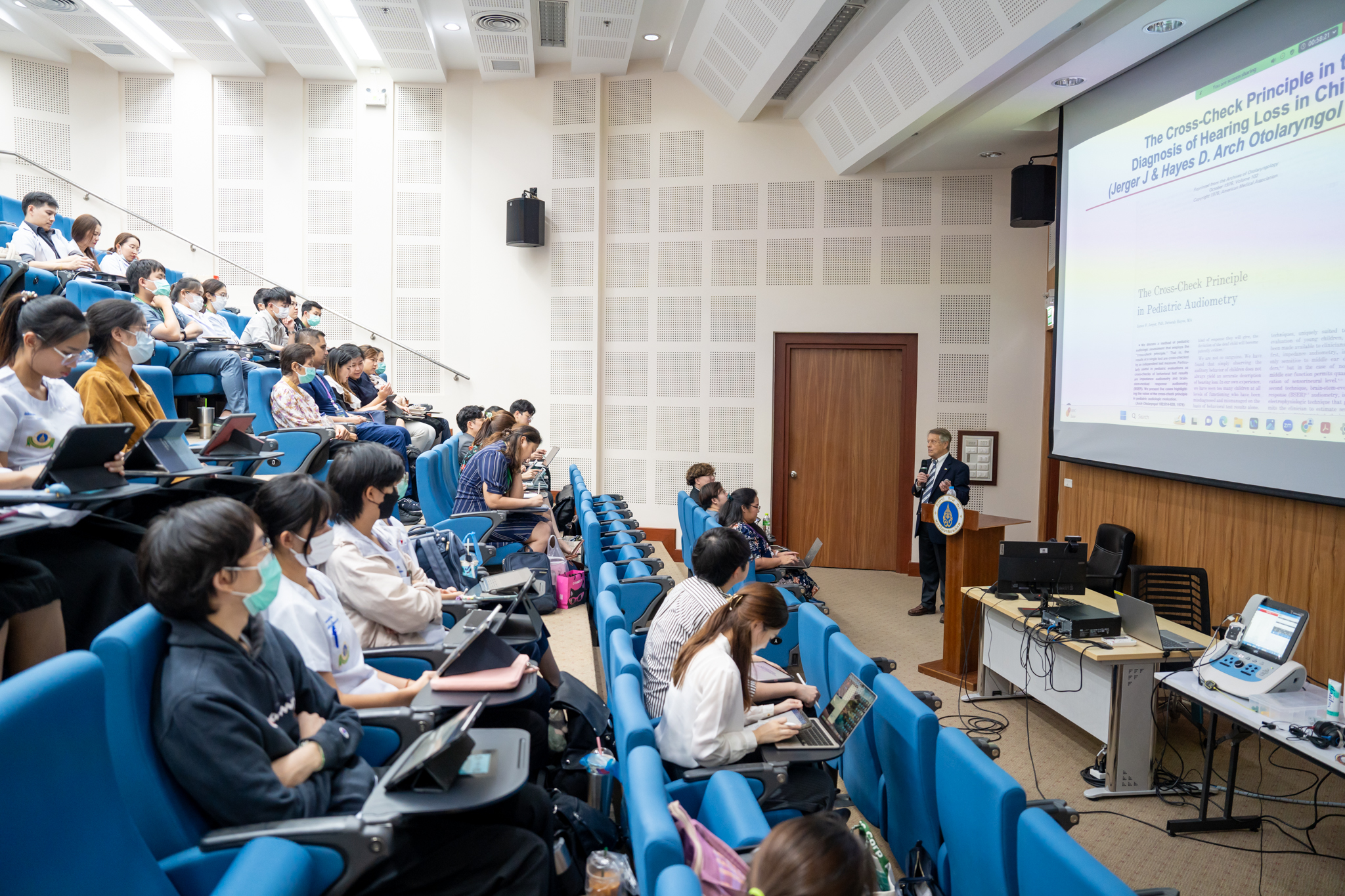 บรรยายพิเศษ เรื่อง “AUDIOLOGY TALK” โดย Professor James W. Hall III, Ph.D