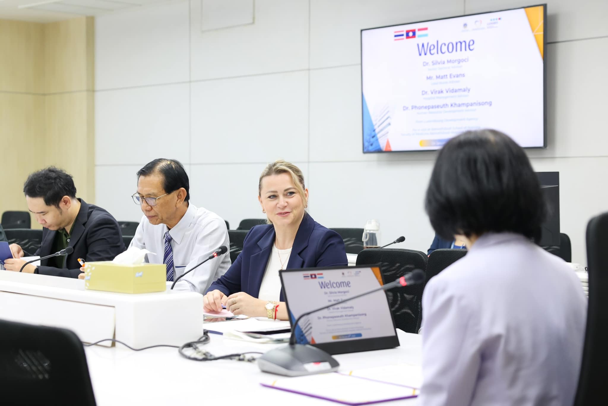 คณะผู้บริหาร โรงเรียนพยาบาลรามาธิบดี คณะแพทยศาสตร์โรงพยาบาลรามาธิบดี มหาวิทยาลัยมหิดล ให้การต้อนรับ คณะผู้บริหาร จาก Luxembourg Development Agency ราชรัฐลักเซมเบิร์ก คณะผู้บริหาร โรงเรียนพยาบาลรามาธิบดี คณะแพทยศาสตร์โรงพยาบาลรามาธิบดี มหาวิทยาลัยมหิดล ให้การต้อนรับ คณะผู้บริหาร จาก Luxembourg Development Agency ราชรัฐลักเซมเบิร์ก