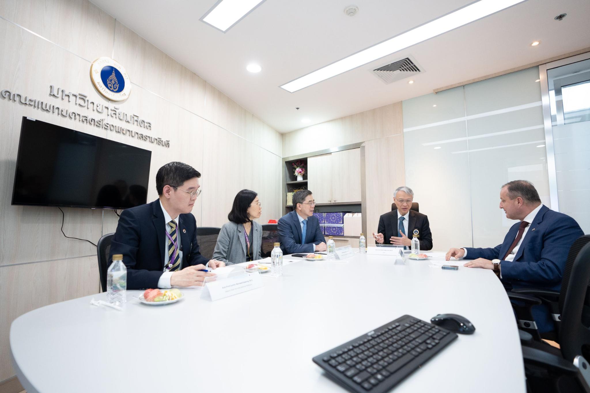 คณะฯ ร่วมให้การต้อนรับเอกอัครราชทูตฮังการีประจำประเทศไทย ในโอกาสเข้าเยี่ยมคารวะและหารือในประเด็นความร่วมมือที่เป็นไปได้ในอนาคต คณะฯ ร่วมให้การต้อนรับเอกอัครราชทูตฮังการีประจำประเทศไทย ในโอกาสเข้าเยี่ยมคารวะและหารือในประเด็นความร่วมมือที่เป็นไปได้ในอนาคต