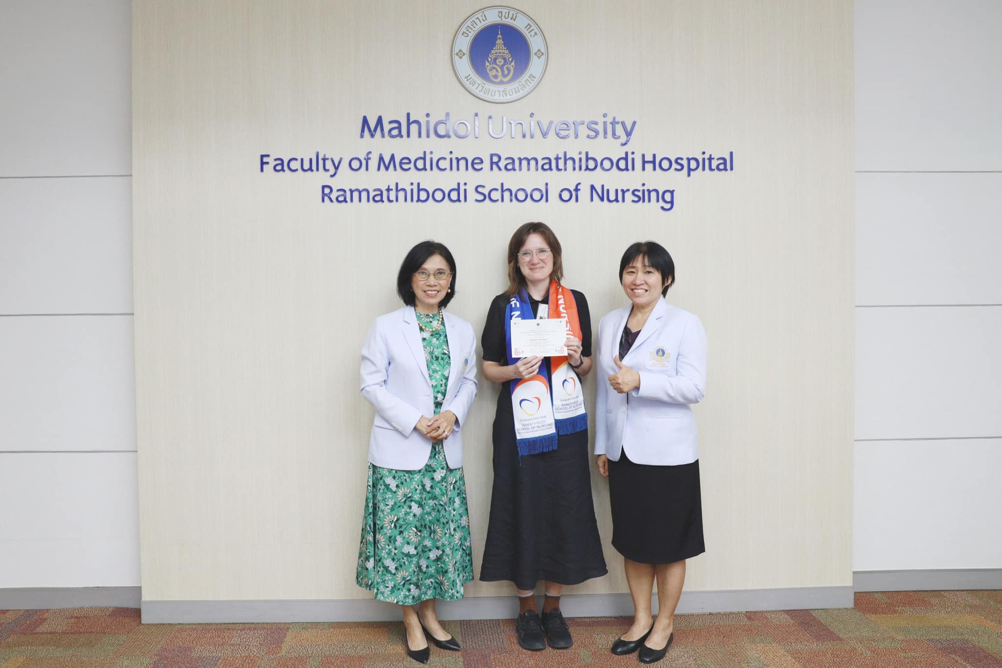 พิธีมอบประกาศนียบัตรและงานเลี้ยงอำลานักศึกษาพยาบาลแลกเปลี่ยน จาก University of Technology Sydney (UTS) เครือรัฐออสเตรเลีย
