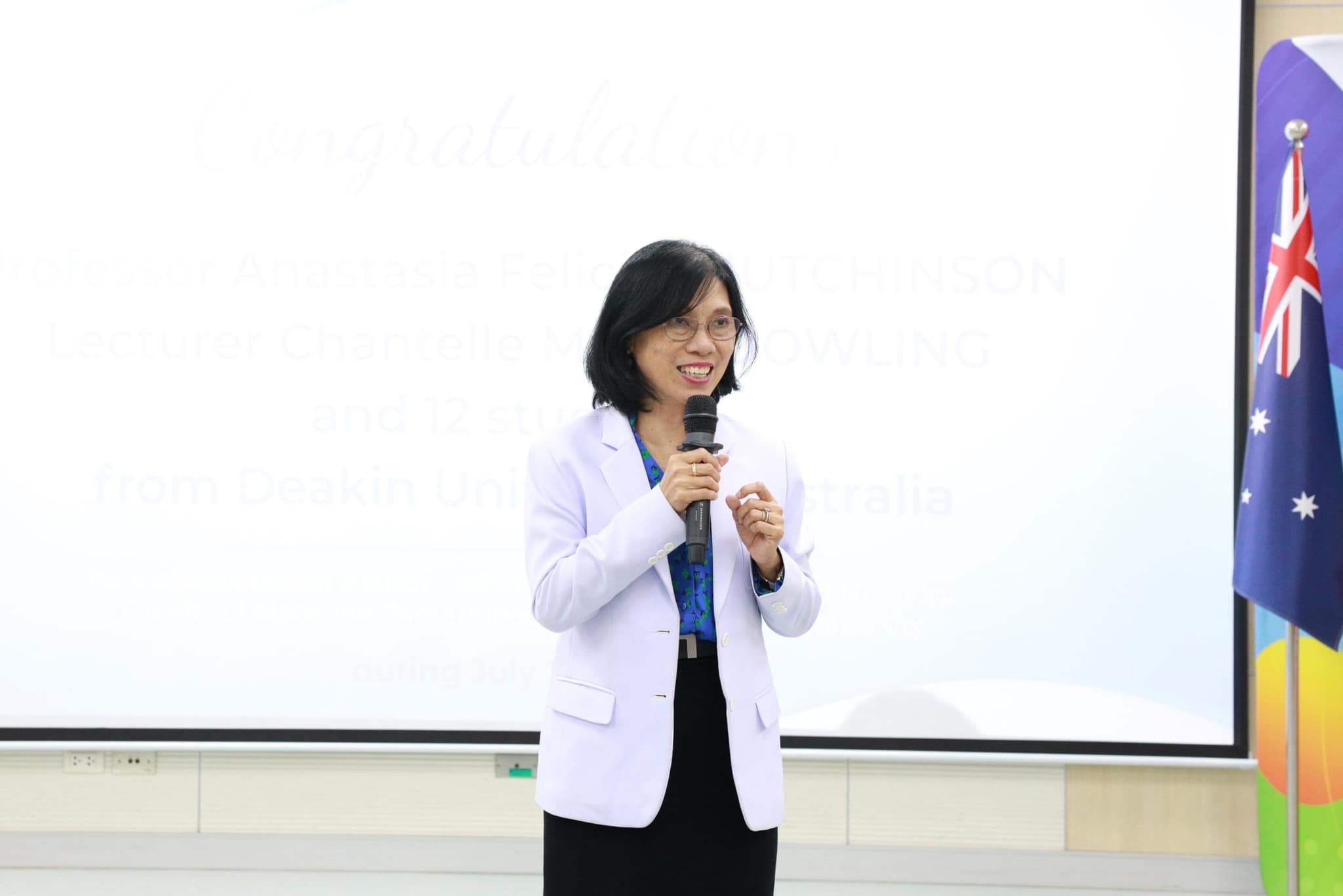 พิธีมอบประกาศนียบัตรและงานเลี้ยงอำลานักศึกษาพยาบาลแลกเปลี่ยน จาก Deakin University เครือรัฐออสเตรเลีย พิธีมอบประกาศนียบัตรและงานเลี้ยงอำลานักศึกษาพยาบาลแลกเปลี่ยน จาก Deakin University เครือรัฐออสเตรเลีย