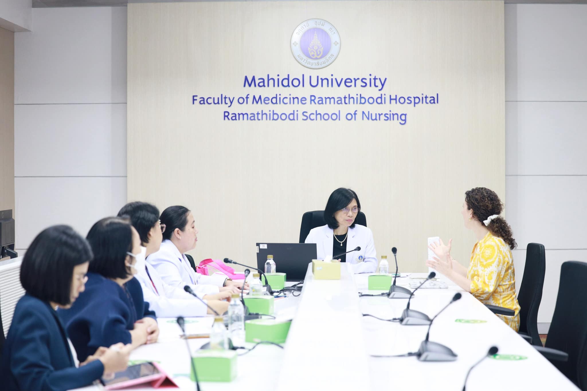 โรงเรียนพยาบาลรามาธิบดี คณะแพทยศาสตร์โรงพยาบาลรามาธิบดี มหาวิทยาลัยมหิดล ให้การต้อนรับ Mrs. Angela Puskic, International Manager จาก Deakin University เครือรัฐออสเตรเลีย โรงเรียนพยาบาลรามาธิบดี คณะแพทยศาสตร์โรงพยาบาลรามาธิบดี มหาวิทยาลัยมหิดล ให้การต้อนรับ Mrs. Angela Puskic, International Manager จาก Deakin University เครือรัฐออสเตรเลีย