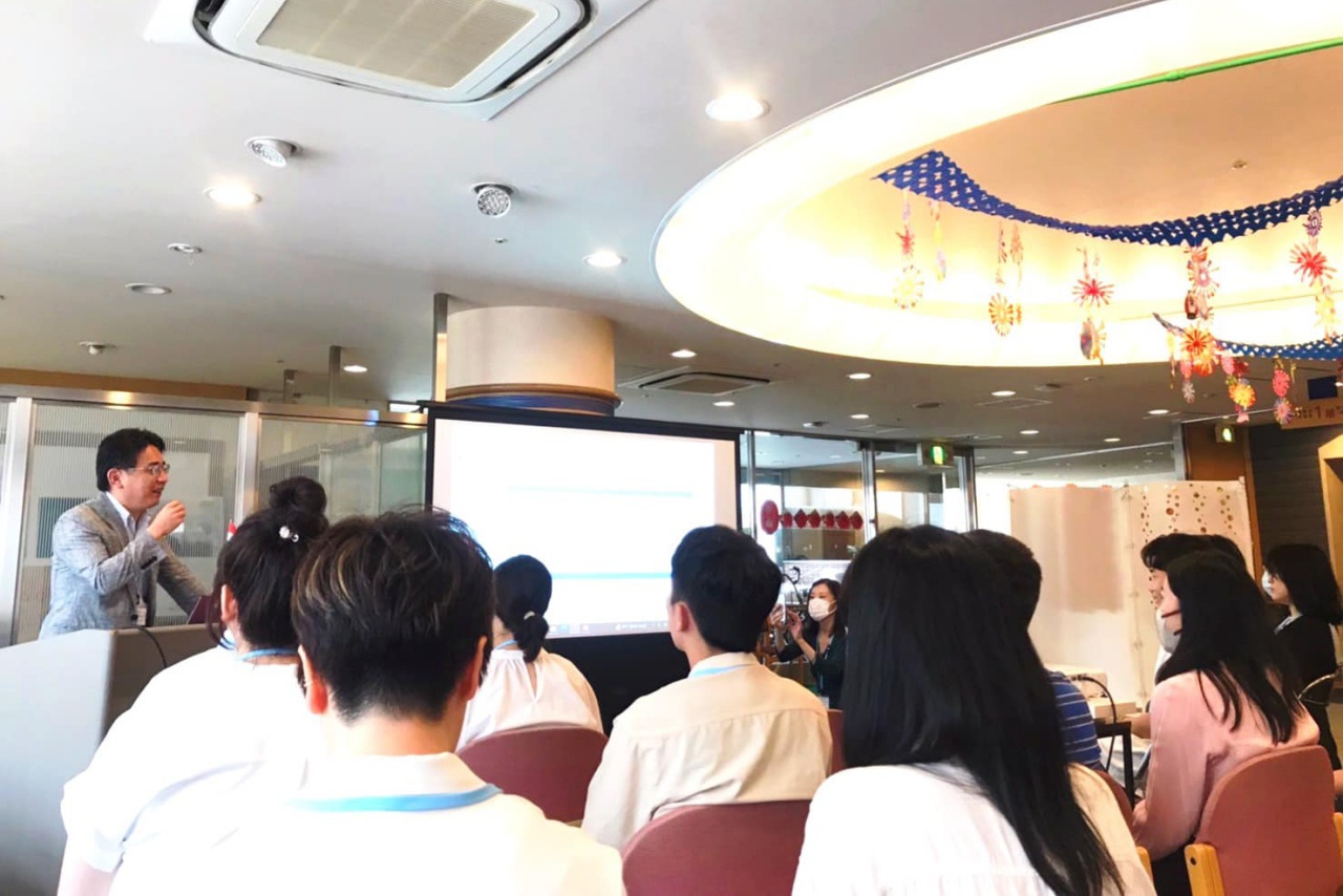 นักศึกษาหลักสูตรพยาบาลศาสตรมหาบัณฑิต โรงเรียนพยาบาลรามาธิบดี คณะแพทยศาสตร์โรงพยาบาลรามาธิบดี มหาวิทยาลัยมหิดล เข้าร่วมโครงการ "Summer Program at Osaka University 2024” นักศึกษาหลักสูตรพยาบาลศาสตรมหาบัณฑิต โรงเรียนพยาบาลรามาธิบดี คณะแพทยศาสตร์โรงพยาบาลรามาธิบดี มหาวิทยาลัยมหิดล เข้าร่วมโครงการ "Summer Program at Osaka University 2024”