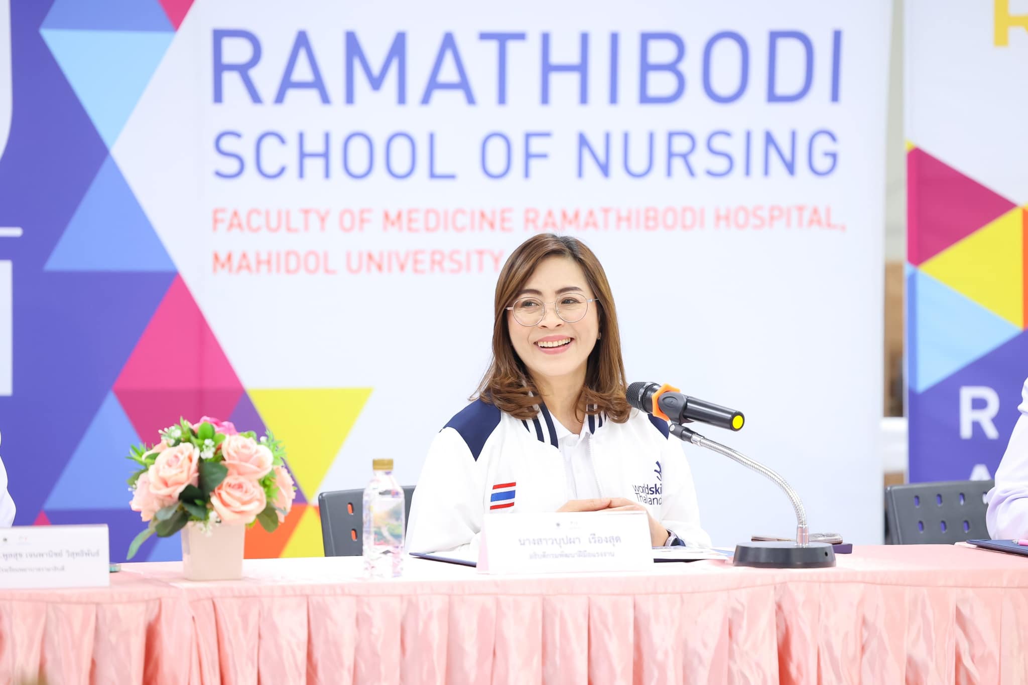 โรงเรียนพยาบาลรามาธิบดี คณะแพทยศาสตร์โรงพยาบาลรามาธิบดี มหาวิทยาลัยมหิดล นำเสนอความก้าวหน้าการเก็บตัวฝึกซ้อมตัวแทนเยาวชนของประเทศไทยเพื่อเข้าร่วมการแข่งขัน “WorldSkills Lyon 2024” โรงเรียนพยาบาลรามาธิบดี คณะแพทยศาสตร์โรงพยาบาลรามาธิบดี มหาวิทยาลัยมหิดล นำเสนอความก้าวหน้าการเก็บตัวฝึกซ้อมตัวแทนเยาวชนของประเทศไทยเพื่อเข้าร่วมการแข่งขัน “WorldSkills Lyon 2024”