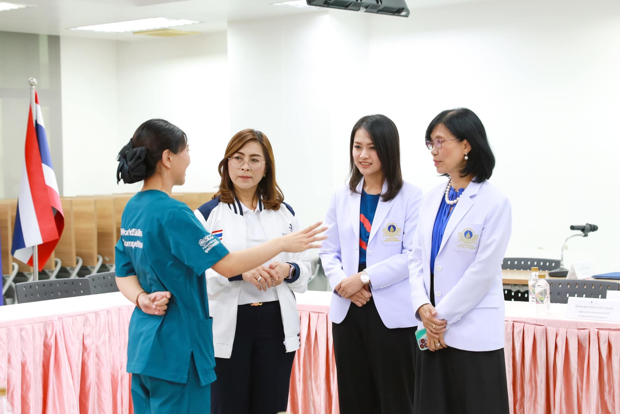 โรงเรียนพยาบาลรามาธิบดี คณะแพทยศาสตร์โรงพยาบาลรามาธิบดี มหาวิทยาลัยมหิดล นำเสนอความก้าวหน้าการเก็บตัวฝึกซ้อมตัวแทนเยาวชนของประเทศไทยเพื่อเข้าร่วมการแข่งขัน “WorldSkills Lyon 2024” โรงเรียนพยาบาลรามาธิบดี คณะแพทยศาสตร์โรงพยาบาลรามาธิบดี มหาวิทยาลัยมหิดล นำเสนอความก้าวหน้าการเก็บตัวฝึกซ้อมตัวแทนเยาวชนของประเทศไทยเพื่อเข้าร่วมการแข่งขัน “WorldSkills Lyon 2024”