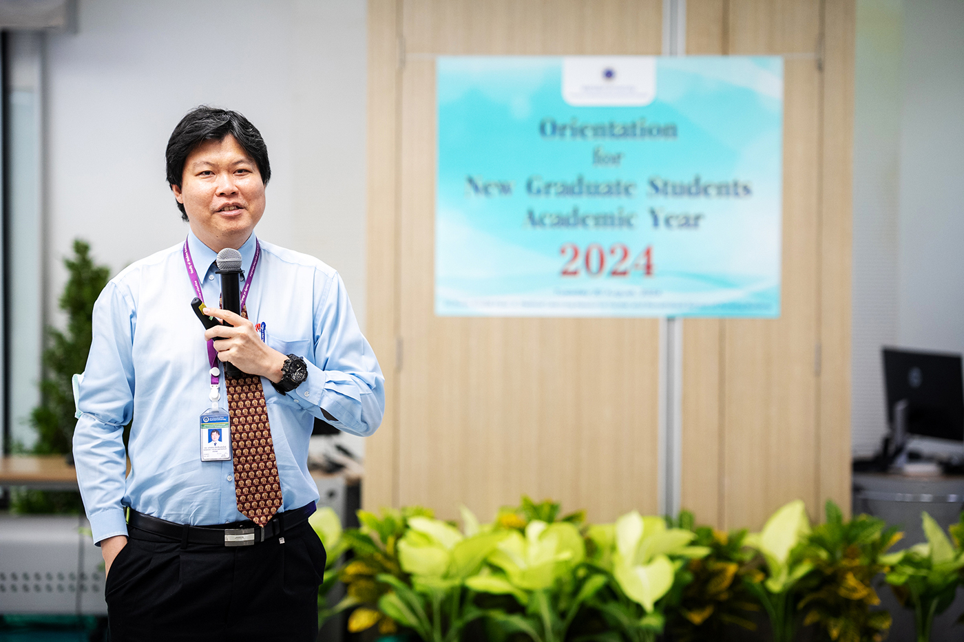 ปฐมนิเทศนักศึกษาบัณฑิตศึกษาประจำปี 2567 ปฐมนิเทศนักศึกษาบัณฑิตศึกษาประจำปี 2567