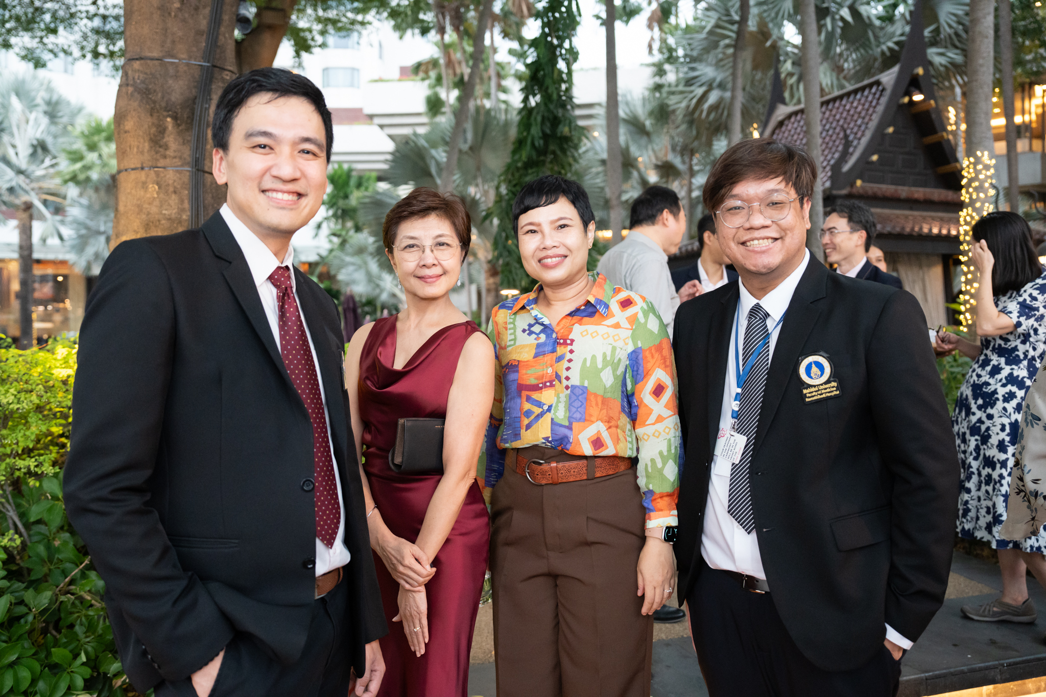คณะแพทยศาสตร์โรงพยาบาลรามาธิบดี มหาวิทยาลัยมหิดล เป็นเจ้าภาพจัดเลี้ยงอาหารค่ำรับรองคณะกรรมการฯ อาจารย์ที่ปรึกษาชาวไทย ชาวต่างชาติ และผู้ได้รับพระราชทานทุน โครงการเยาวชนรางวัลสมเด็จเจ้าฟ้ามหิดล ประจำปี 2567