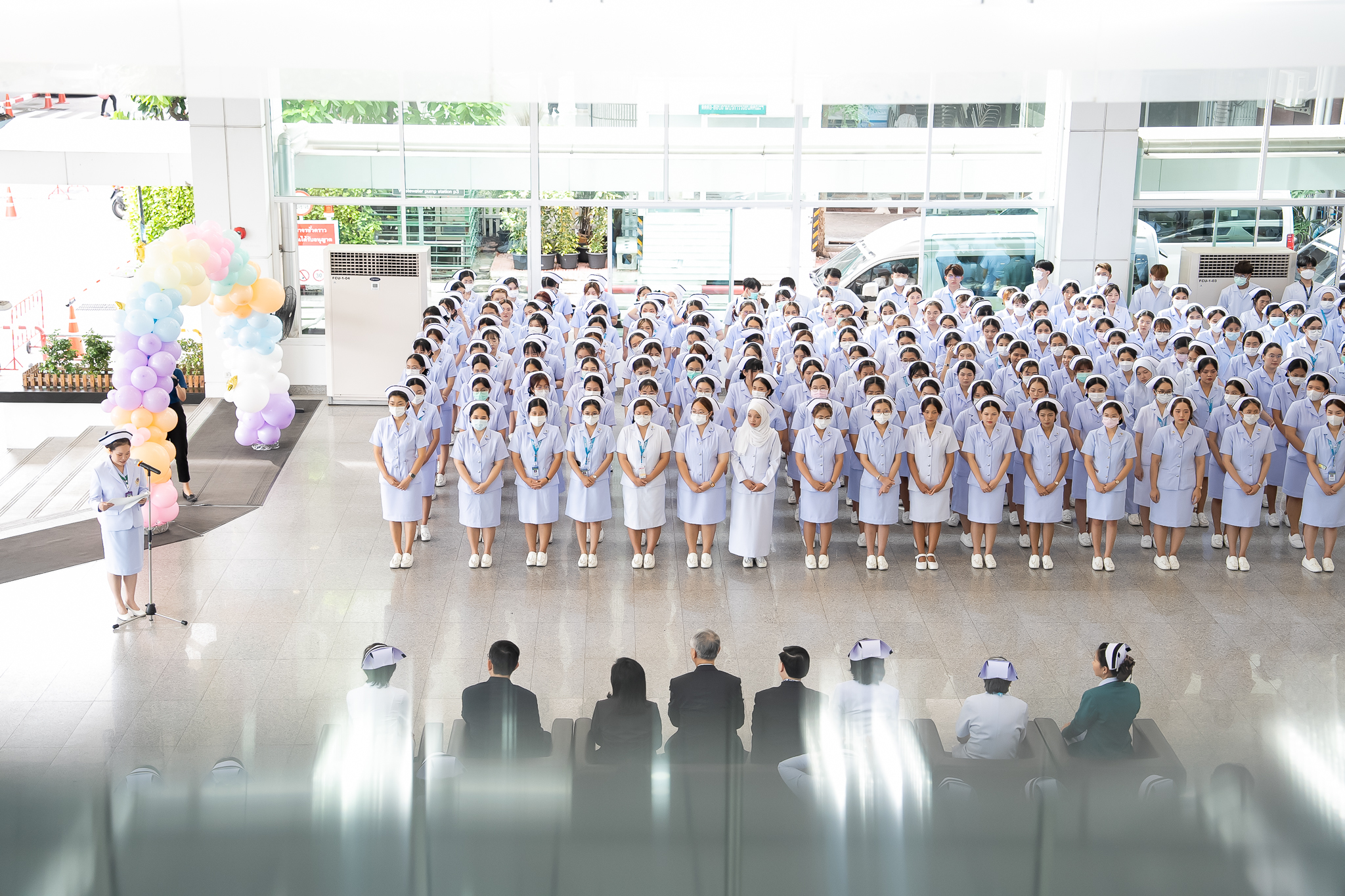 งาน “ส่งมอบพยาบาลใหม่” และ “พิธีบายศรีสู่ขวัญสู่รั้วรามาธิบดี” ประจำปี 2567 งาน “ส่งมอบพยาบาลใหม่” และ “พิธีบายศรีสู่ขวัญสู่รั้วรามาธิบดี” ประจำปี 2567