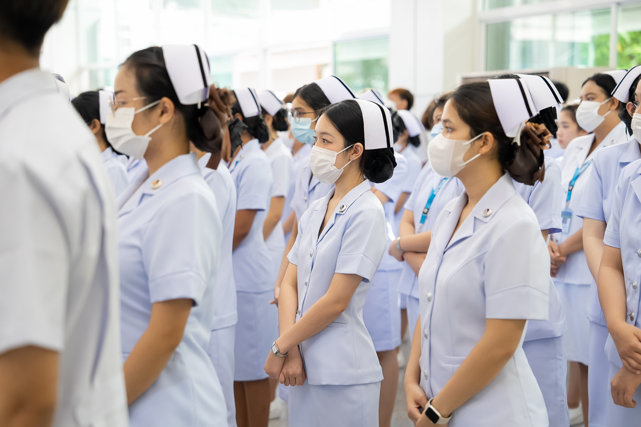 งาน “ส่งมอบพยาบาลใหม่” และ “พิธีบายศรีสู่ขวัญสู่รั้วรามาธิบดี” ประจำปี 2567 งาน “ส่งมอบพยาบาลใหม่” และ “พิธีบายศรีสู่ขวัญสู่รั้วรามาธิบดี” ประจำปี 2567