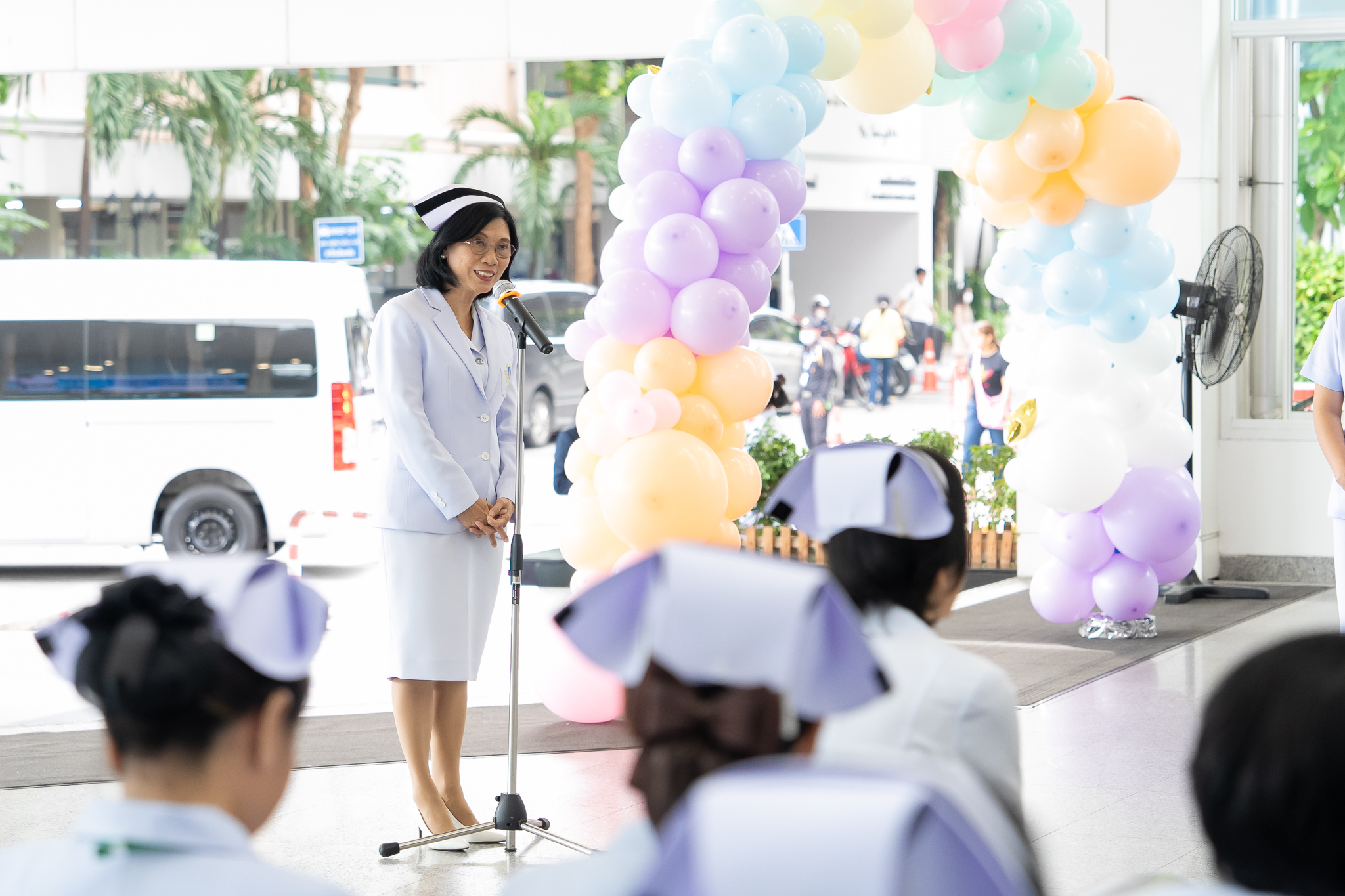 งาน “ส่งมอบพยาบาลใหม่” และ “พิธีบายศรีสู่ขวัญสู่รั้วรามาธิบดี” ประจำปี 2567 งาน “ส่งมอบพยาบาลใหม่” และ “พิธีบายศรีสู่ขวัญสู่รั้วรามาธิบดี” ประจำปี 2567