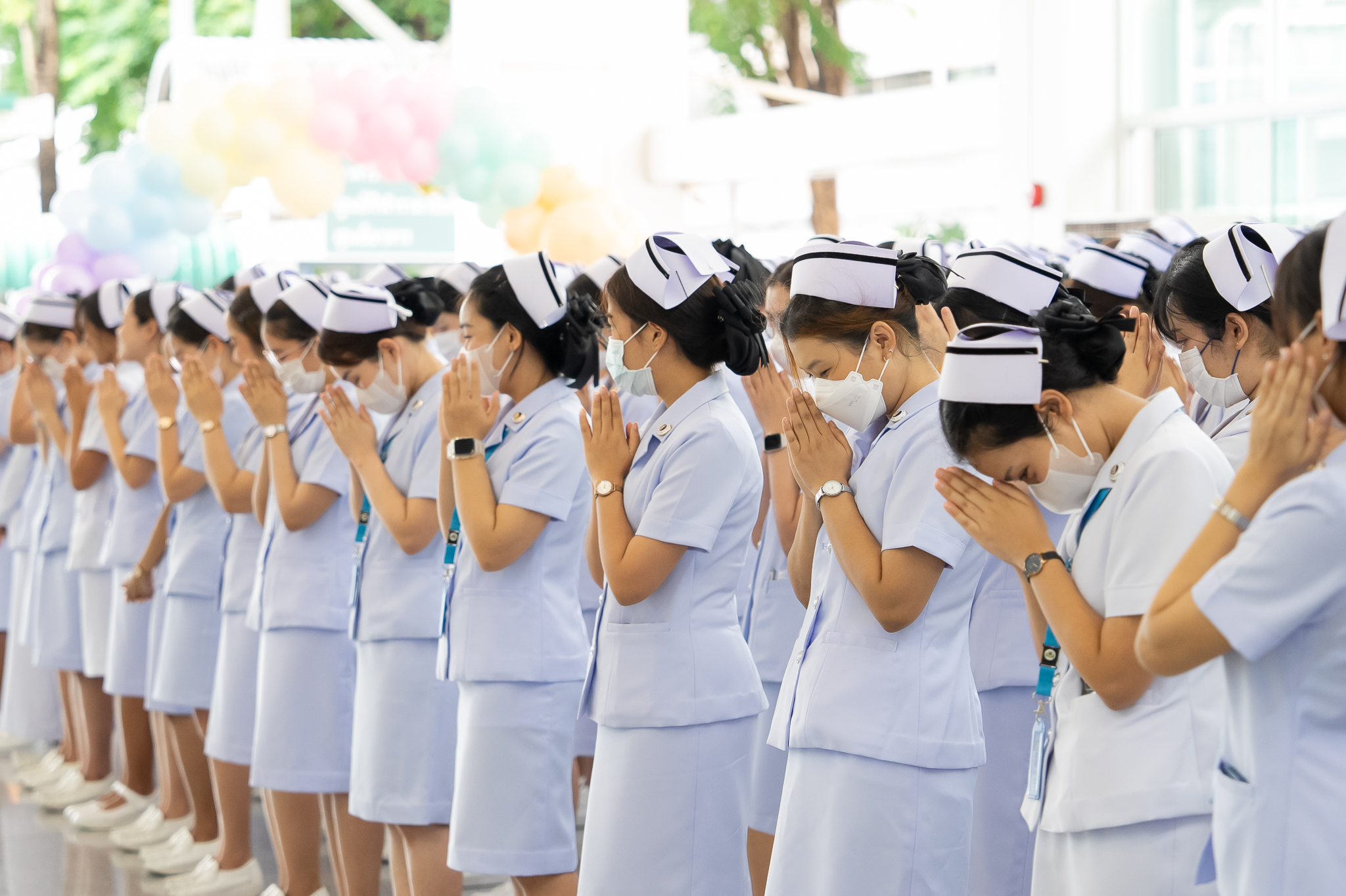 งาน “ส่งมอบพยาบาลใหม่” และ “พิธีบายศรีสู่ขวัญสู่รั้วรามาธิบดี” ประจำปี 2567 งาน “ส่งมอบพยาบาลใหม่” และ “พิธีบายศรีสู่ขวัญสู่รั้วรามาธิบดี” ประจำปี 2567