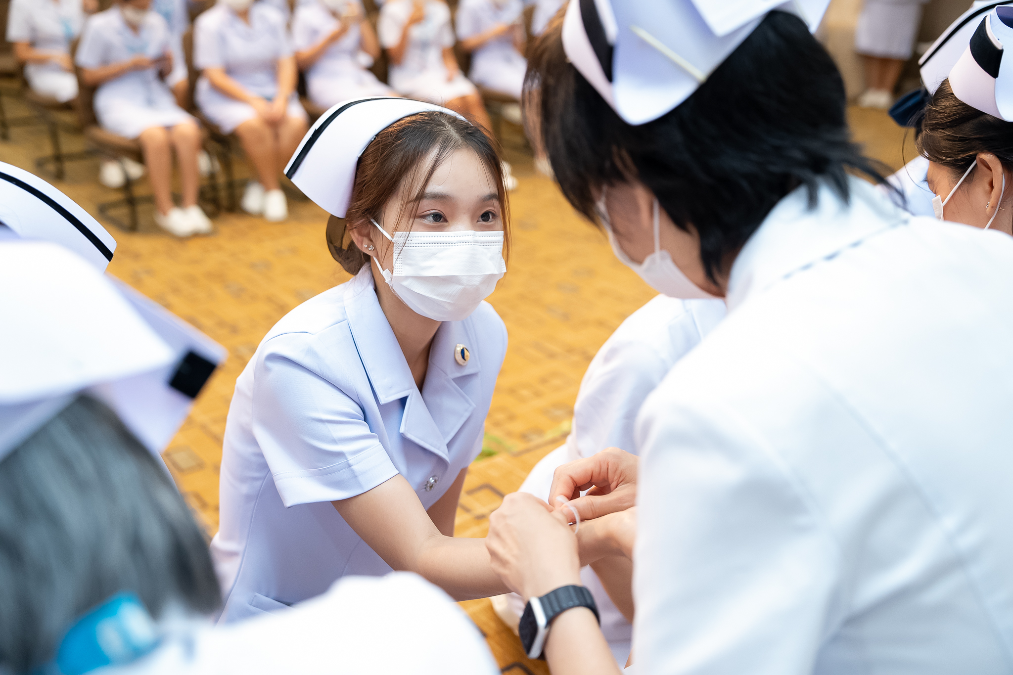 งาน “ส่งมอบพยาบาลใหม่” และ “พิธีบายศรีสู่ขวัญสู่รั้วรามาธิบดี” ประจำปี 2567 งาน “ส่งมอบพยาบาลใหม่” และ “พิธีบายศรีสู่ขวัญสู่รั้วรามาธิบดี” ประจำปี 2567