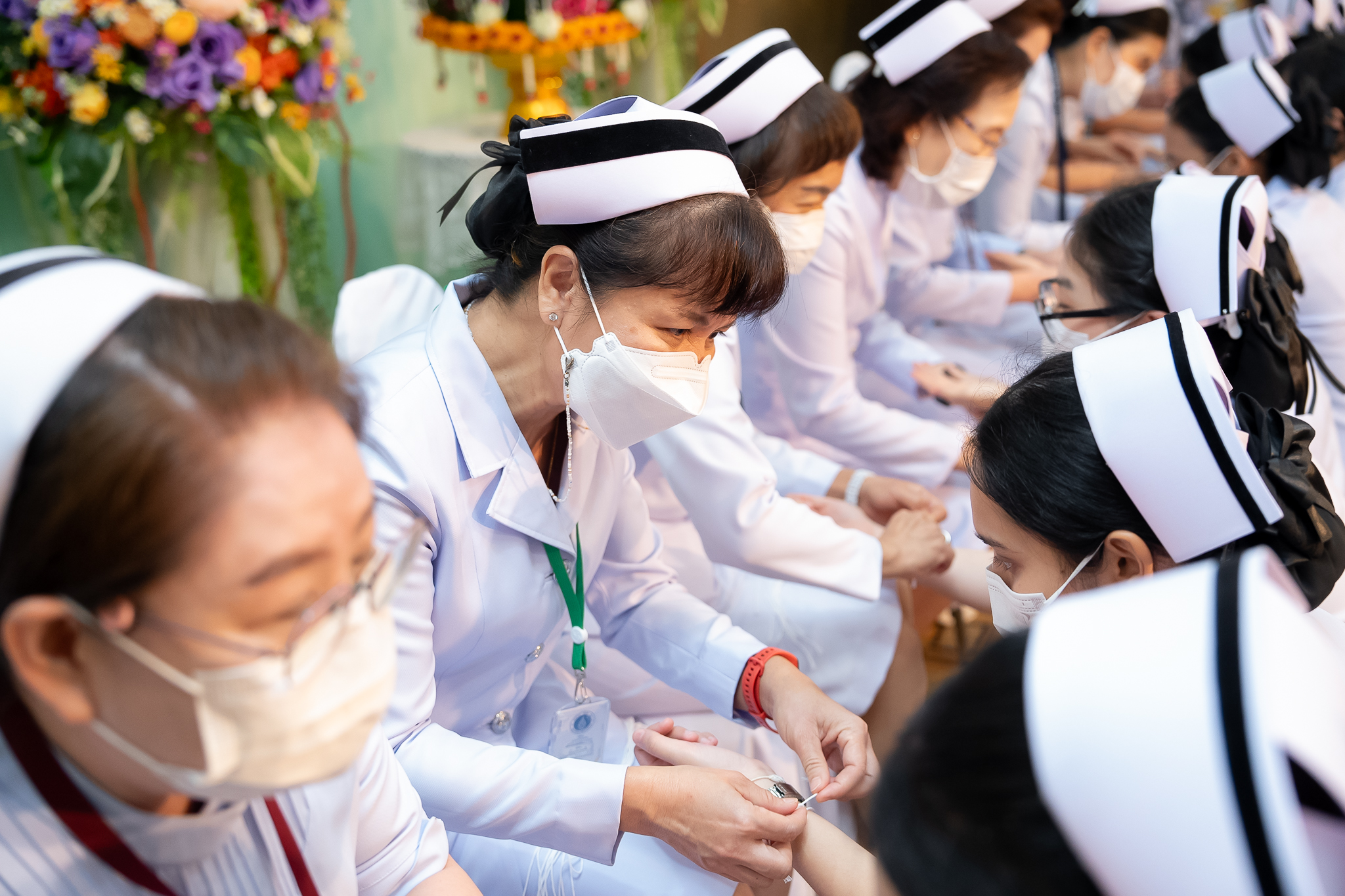 งาน “ส่งมอบพยาบาลใหม่” และ “พิธีบายศรีสู่ขวัญสู่รั้วรามาธิบดี” ประจำปี 2567 งาน “ส่งมอบพยาบาลใหม่” และ “พิธีบายศรีสู่ขวัญสู่รั้วรามาธิบดี” ประจำปี 2567