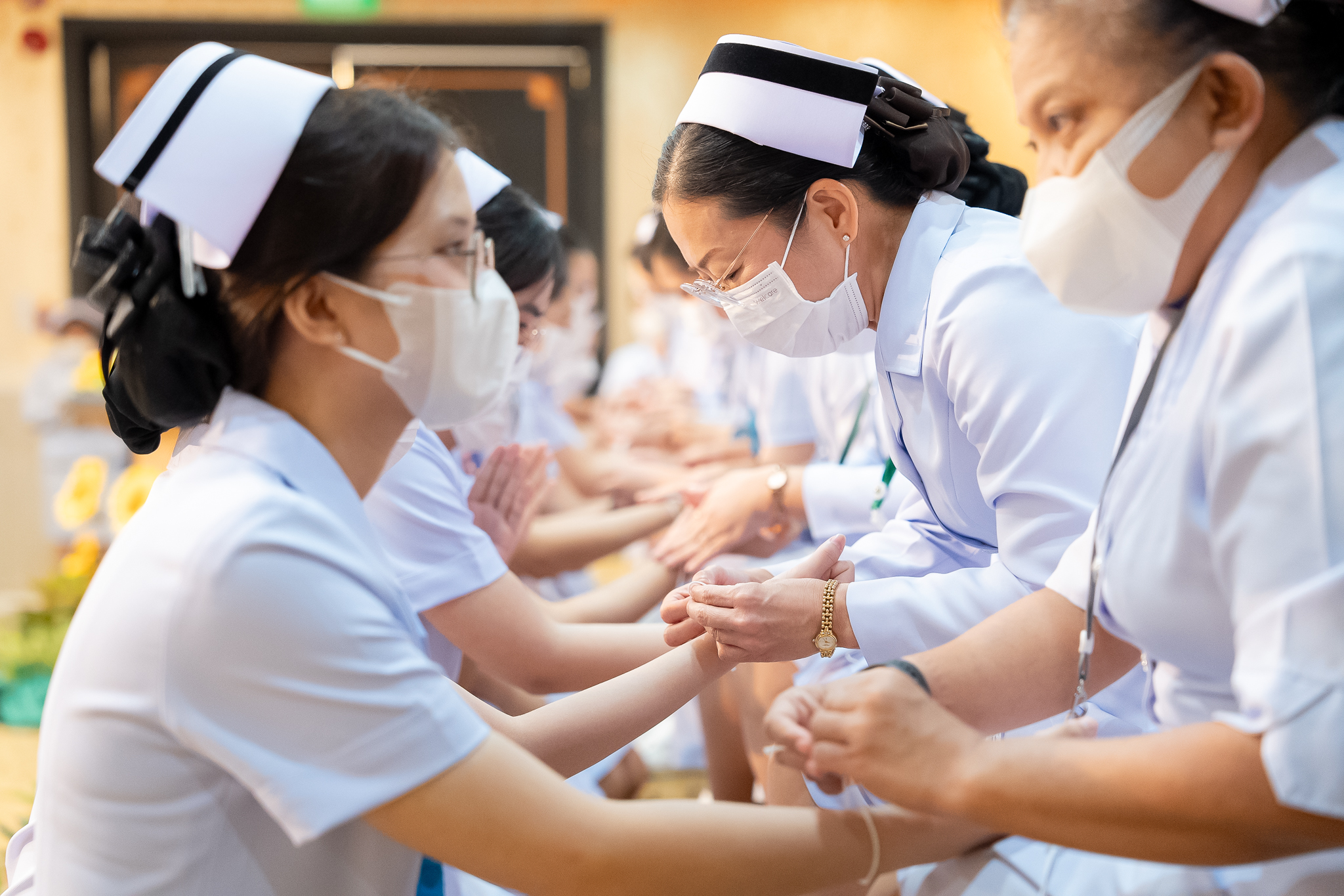 งาน “ส่งมอบพยาบาลใหม่” และ “พิธีบายศรีสู่ขวัญสู่รั้วรามาธิบดี” ประจำปี 2567 งาน “ส่งมอบพยาบาลใหม่” และ “พิธีบายศรีสู่ขวัญสู่รั้วรามาธิบดี” ประจำปี 2567