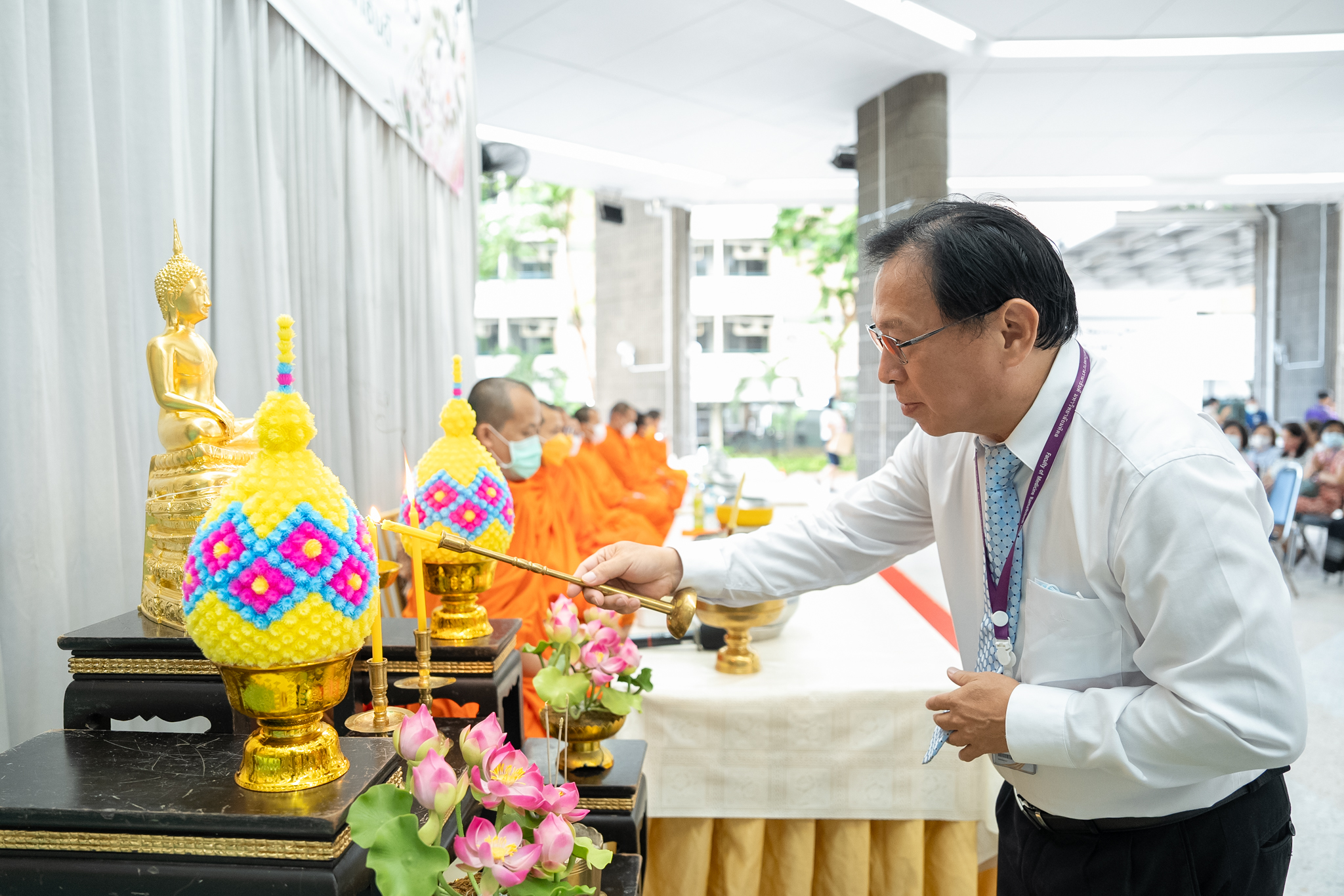 งานทำบุญเดือนเกิดบุคลากร ประจำเดือนมิถุนายน 2567 งานทำบุญเดือนเกิดบุคลากร ประจำเดือนมิถุนายน 2567