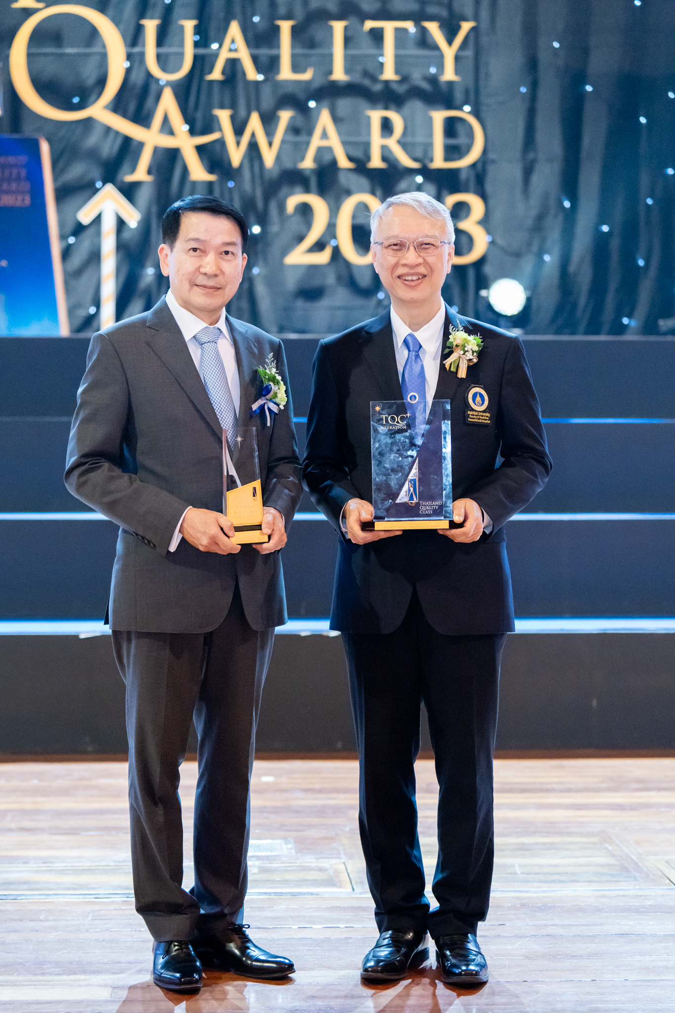 รามาธิบดีรับมอบ 2 รางวัล ในพิธีมอบรางวัลคุณภาพแห่งชาติ ครั้งที่ 22 ประจำปี 2566 (Thailand Quality Award 2023)