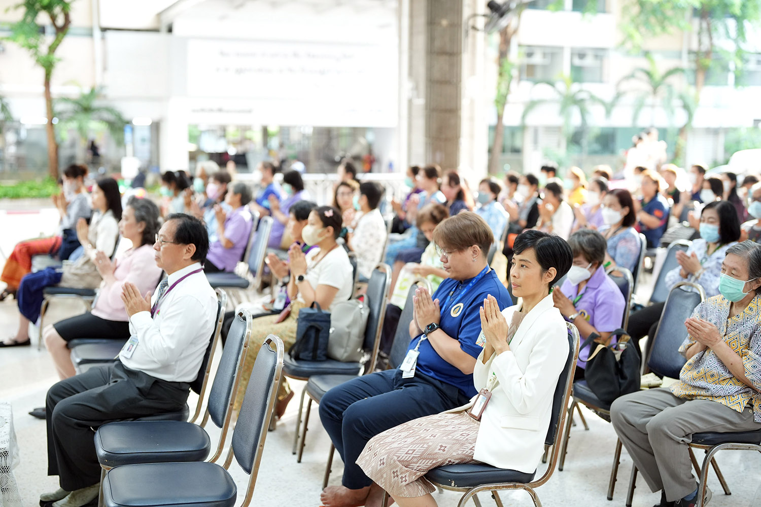 งานทำบุญเดือนเกิดบุคลากร ประจำเดือนกรกฎาคม 2567