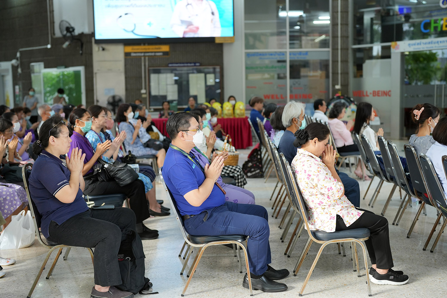 งานทำบุญเดือนเกิดบุคลากร ประจำเดือนกรกฎาคม 2567