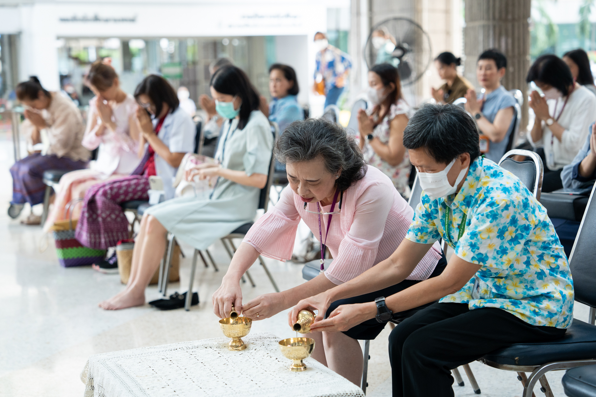 งานทำบุญเดือนเกิดบุคลากร ประจำเดือนเมษายน 2567