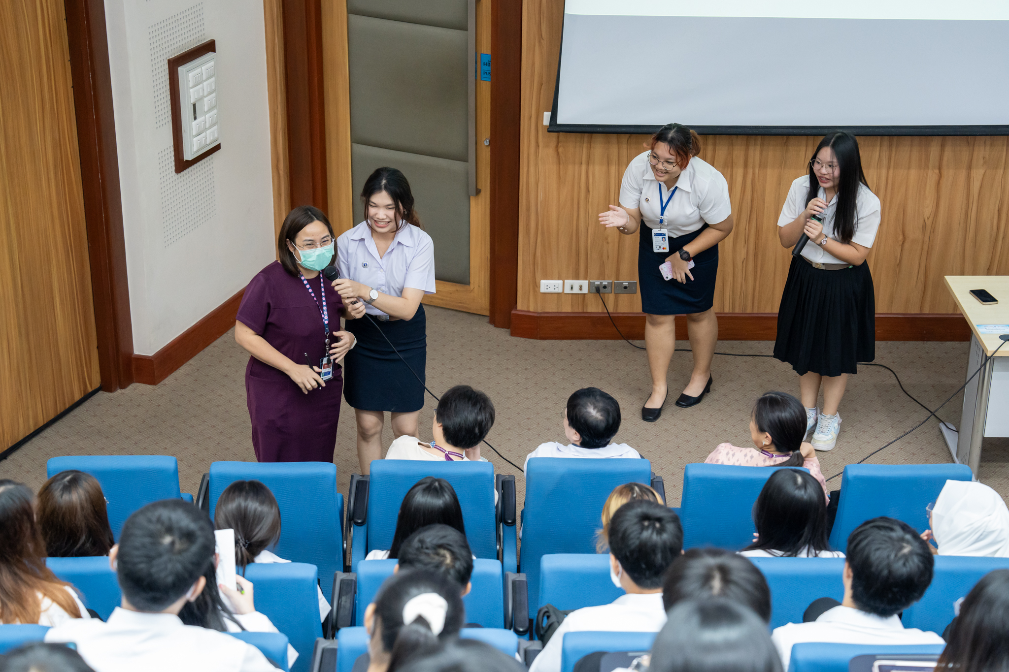 งานปฐมนิเทศนักศึกษาวิทยาศาสตรบัณฑิต สาขาวิชาความผิดปกติของการสื่อความหมาย ประจำปีการศึกษา 2567 งานปฐมนิเทศนักศึกษาวิทยาศาสตรบัณฑิต สาขาวิชาความผิดปกติของการสื่อความหมาย ประจำปีการศึกษา 2567