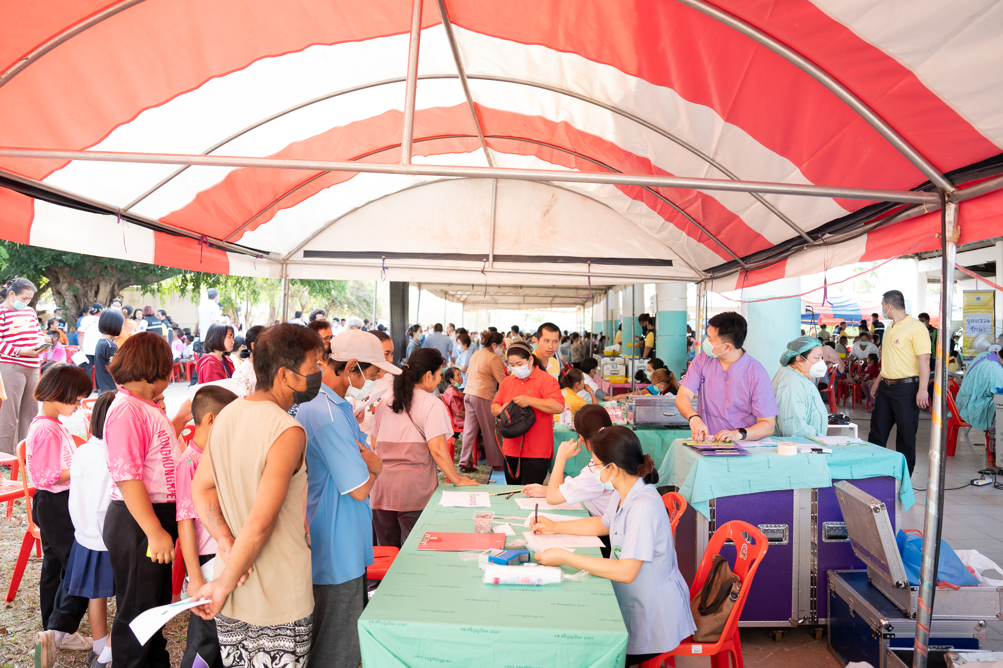 คณะแพทยศาสตร์โรงพยาบาลรามาธิบดี มหาวิทยาลัยมหิดล ร่วมกับ สำนักงานองคมนตรี ออกหน่วยแพทย์เคลื่อนที่ ในโครงการ “สืบสานพระราชปณิธาน” ณ จังหวัดหนองบัวลำภู คณะแพทยศาสตร์โรงพยาบาลรามาธิบดี มหาวิทยาลัยมหิดล ร่วมกับ สำนักงานองคมนตรี ออกหน่วยแพทย์เคลื่อนที่ ในโครงการ “สืบสานพระราชปณิธาน” ณ จังหวัดหนองบัวลำภู