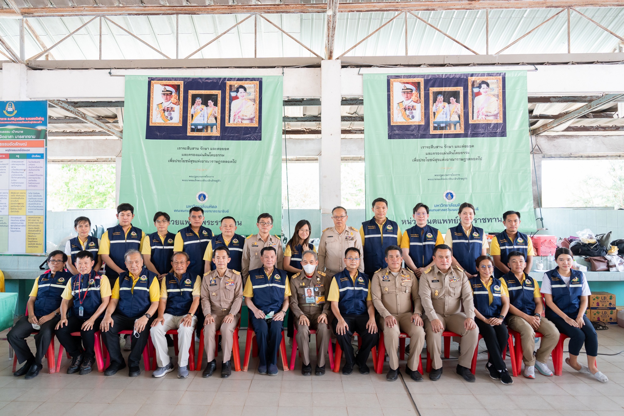 คณะแพทยศาสตร์โรงพยาบาลรามาธิบดี มหาวิทยาลัยมหิดล ร่วมกับ สำนักงานองคมนตรี ออกหน่วยแพทย์เคลื่อนที่ ในโครงการ “สืบสานพระราชปณิธาน” ณ จังหวัดหนองบัวลำภู คณะแพทยศาสตร์โรงพยาบาลรามาธิบดี มหาวิทยาลัยมหิดล ร่วมกับ สำนักงานองคมนตรี ออกหน่วยแพทย์เคลื่อนที่ ในโครงการ “สืบสานพระราชปณิธาน” ณ จังหวัดหนองบัวลำภู