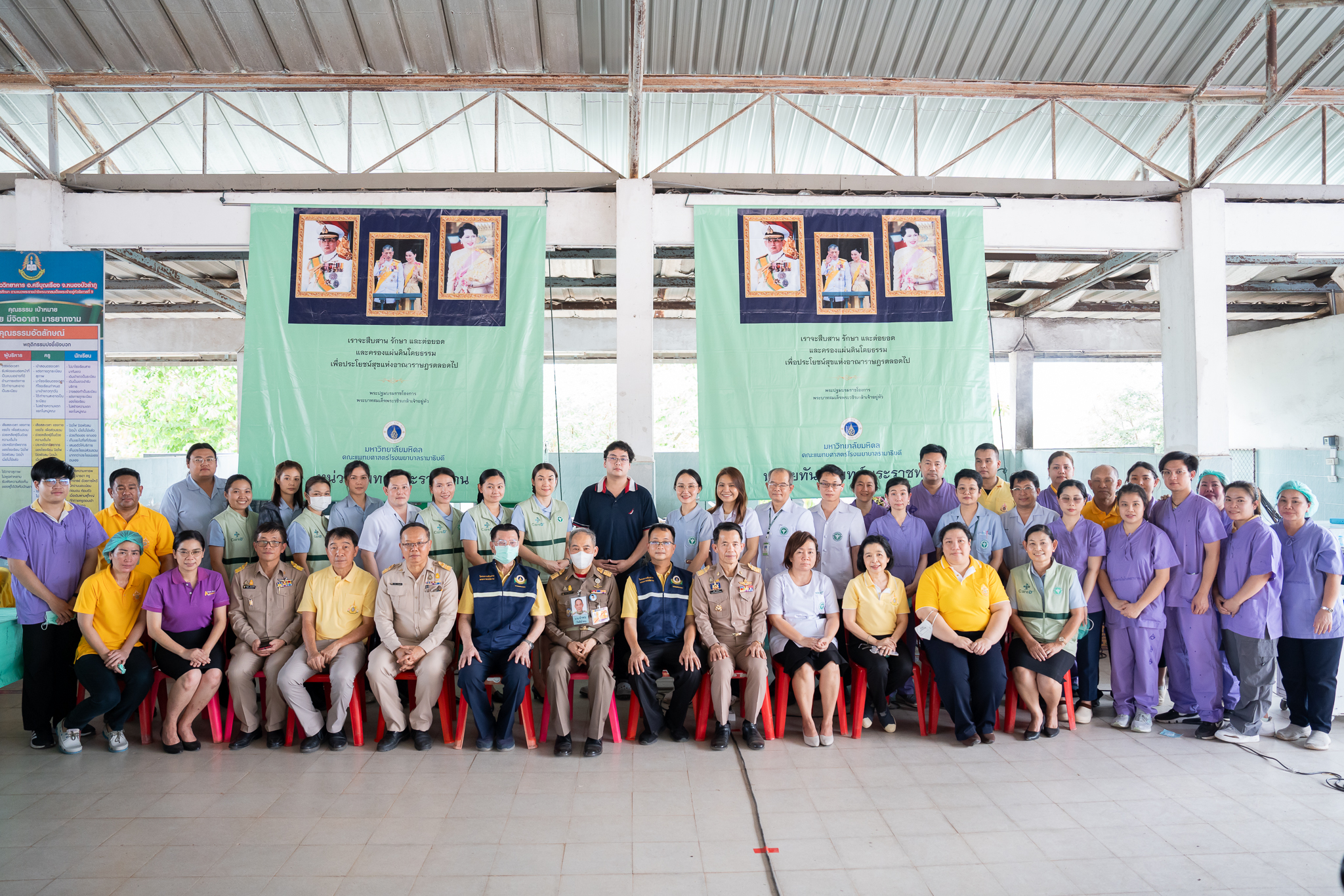 คณะแพทยศาสตร์โรงพยาบาลรามาธิบดี มหาวิทยาลัยมหิดล ร่วมกับ สำนักงานองคมนตรี ออกหน่วยแพทย์เคลื่อนที่ ในโครงการ “สืบสานพระราชปณิธาน” ณ จังหวัดหนองบัวลำภู คณะแพทยศาสตร์โรงพยาบาลรามาธิบดี มหาวิทยาลัยมหิดล ร่วมกับ สำนักงานองคมนตรี ออกหน่วยแพทย์เคลื่อนที่ ในโครงการ “สืบสานพระราชปณิธาน” ณ จังหวัดหนองบัวลำภู