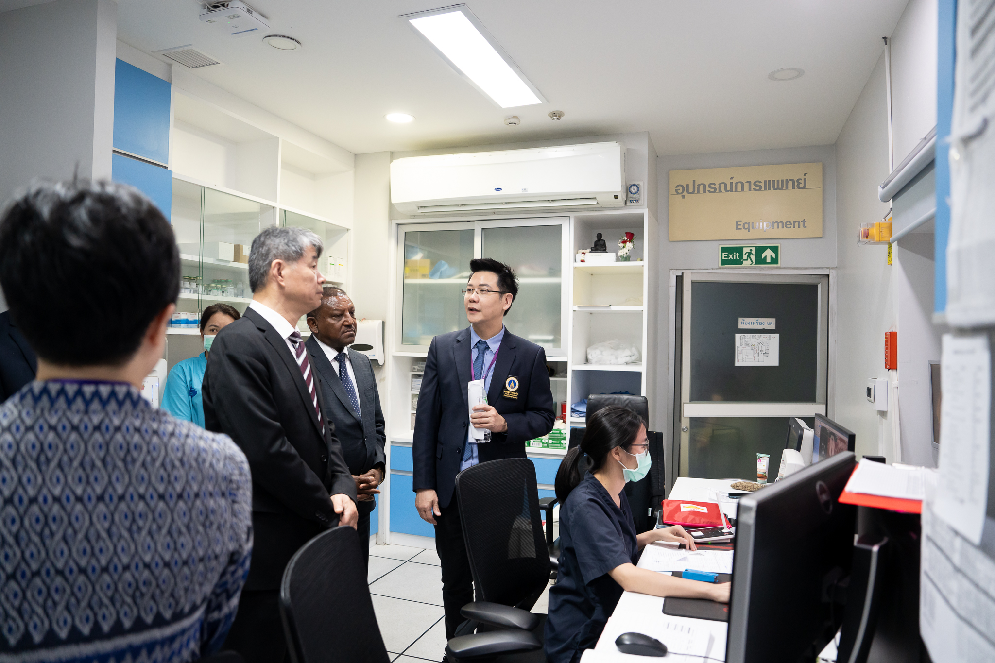 ให้การต้อนรับผู้แทนจากทบวงการพลังงานปรมาณูระหว่างประเทศ ให้การต้อนรับผู้แทนจากทบวงการพลังงานปรมาณูระหว่างประเทศ